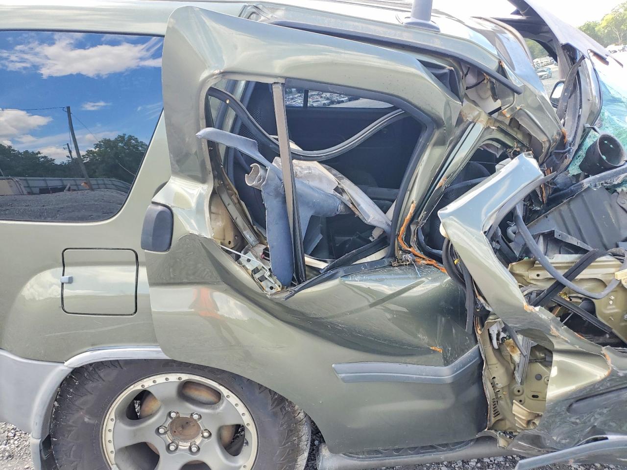 2003 Nissan Xterra Se S Green vin: 5N1MD28T03C651174