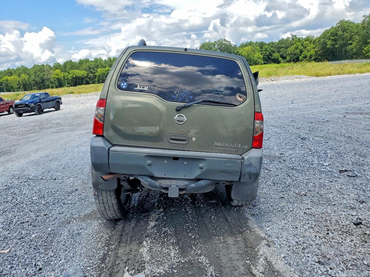 2003 Nissan Xterra Se S Green vin: 5N1MD28T03C651174