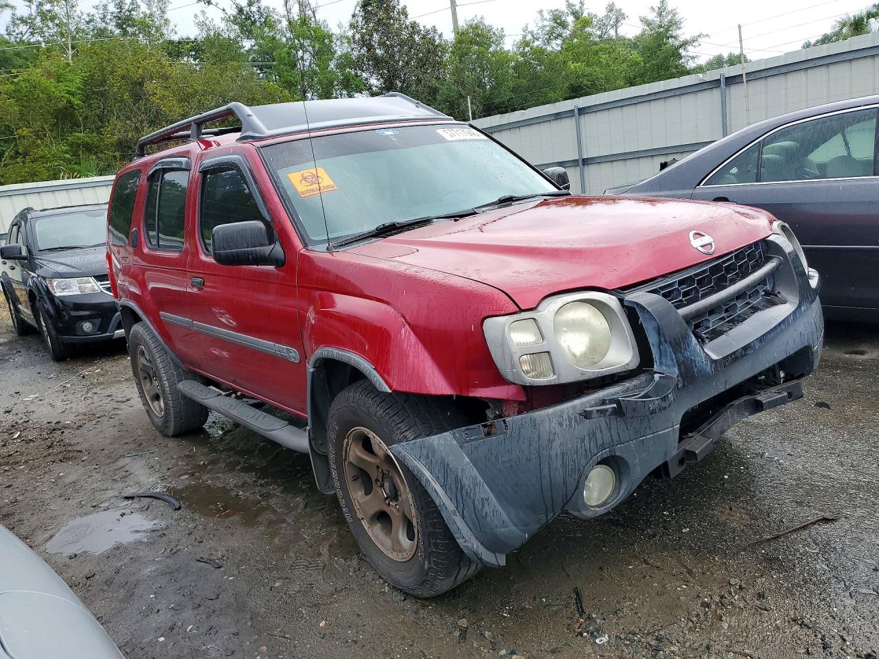 2002 Nissan Xterra Xe S Burgundy vin: 5N1MD28T82C600505