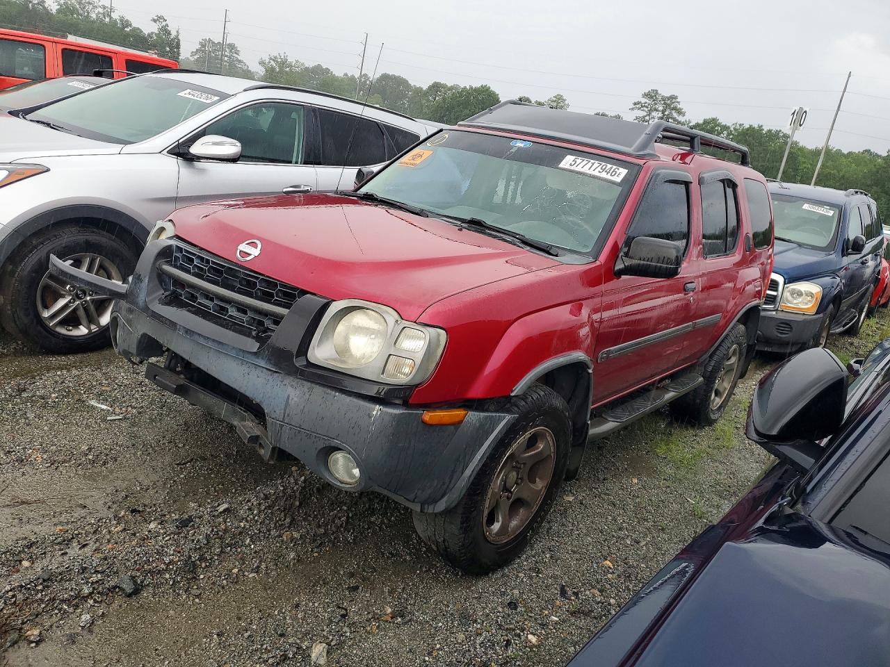 2002 Nissan Xterra Xe S Burgundy vin: 5N1MD28T82C600505