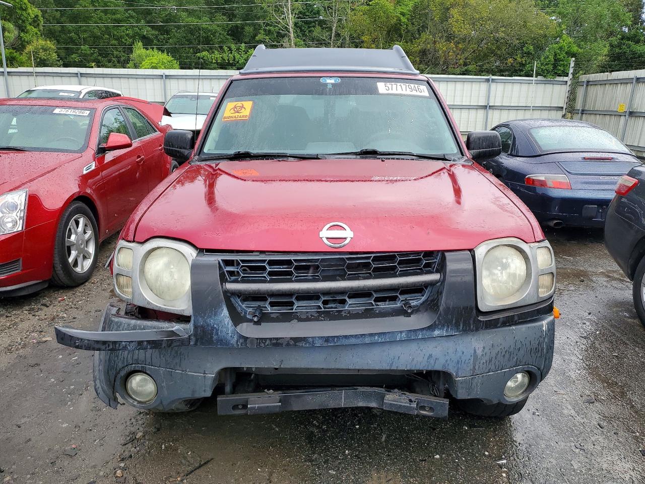 2002 Nissan Xterra Xe S Burgundy vin: 5N1MD28T82C600505