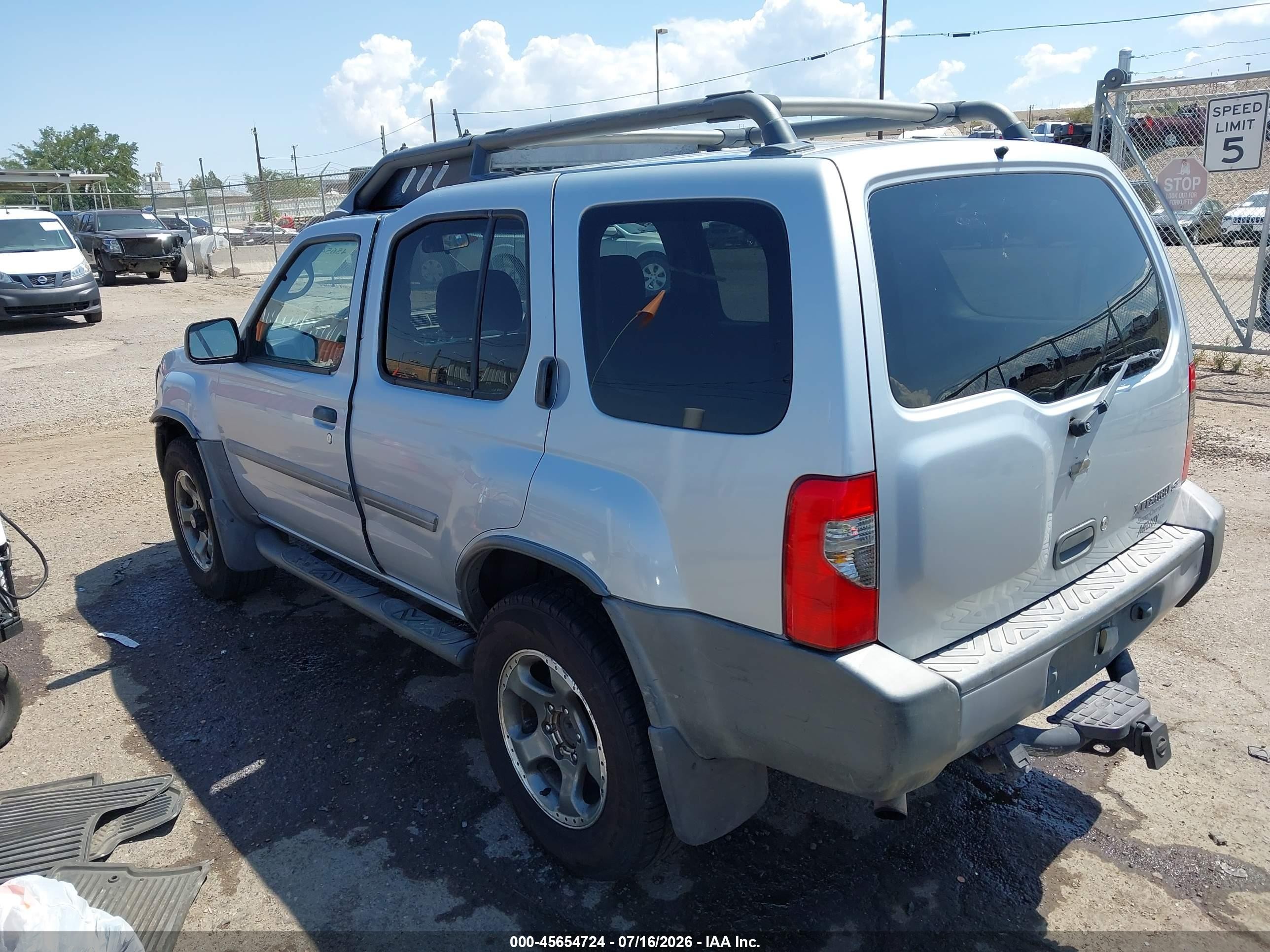 2002 Nissan Xterra Se S/c Silver vin: 5N1MD28Y42C568955
