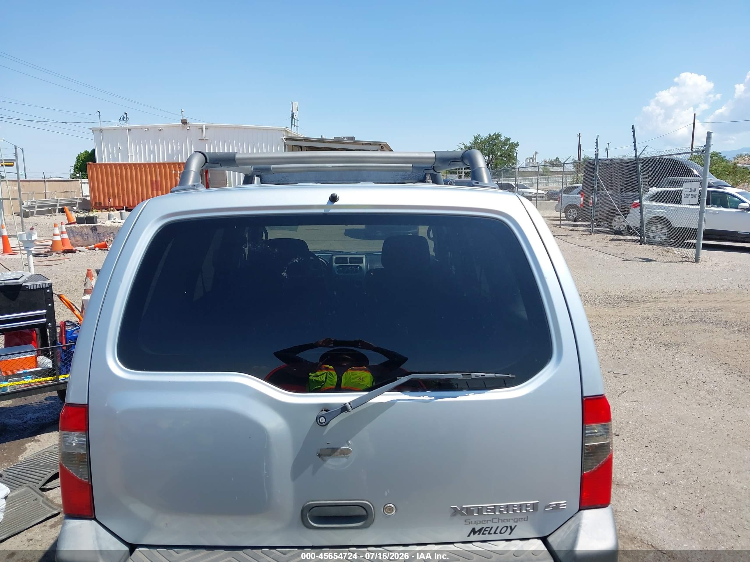 2002 Nissan Xterra Se S/c Silver vin: 5N1MD28Y42C568955