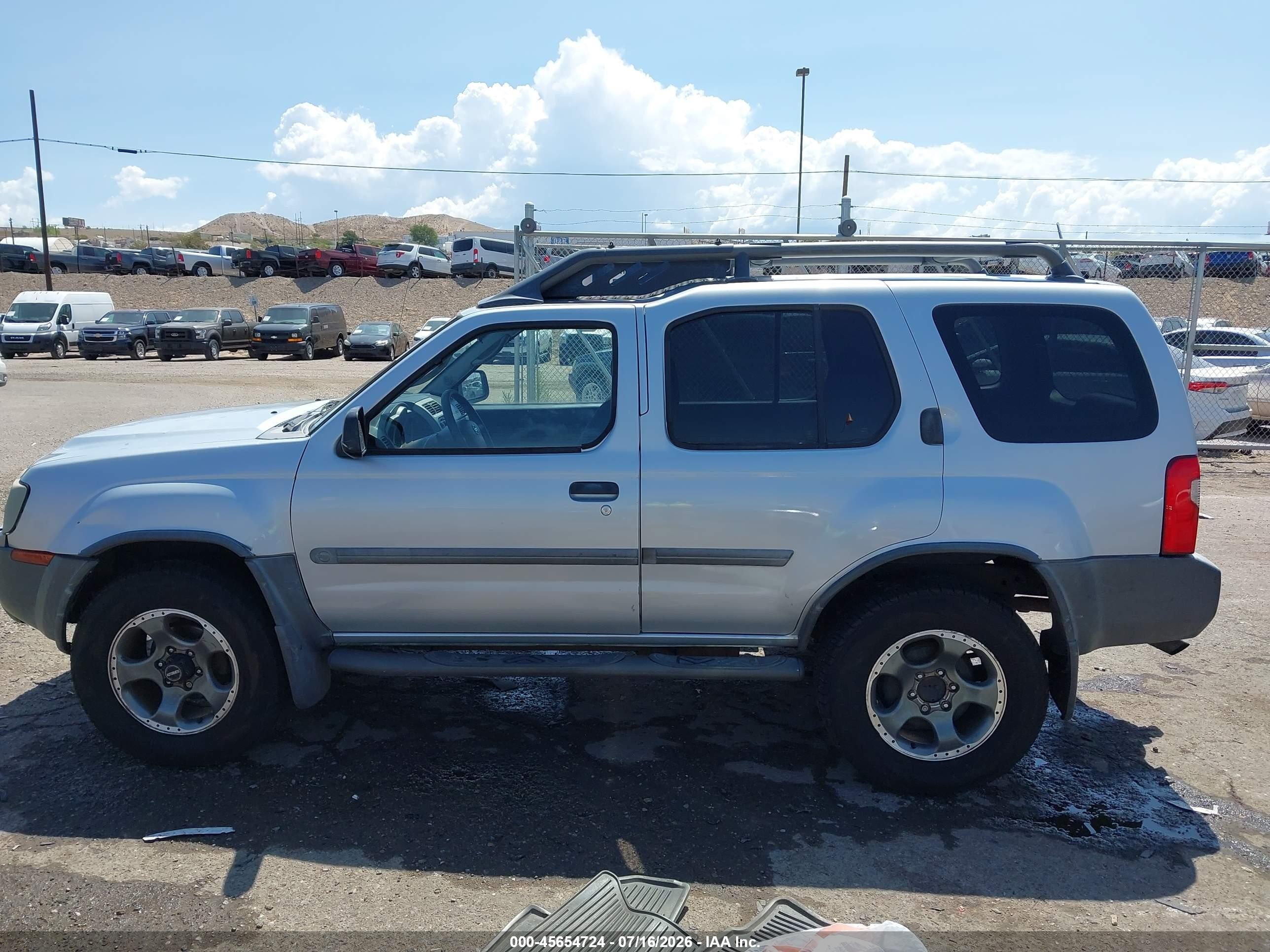2002 Nissan Xterra Se S/c Silver vin: 5N1MD28Y42C568955
