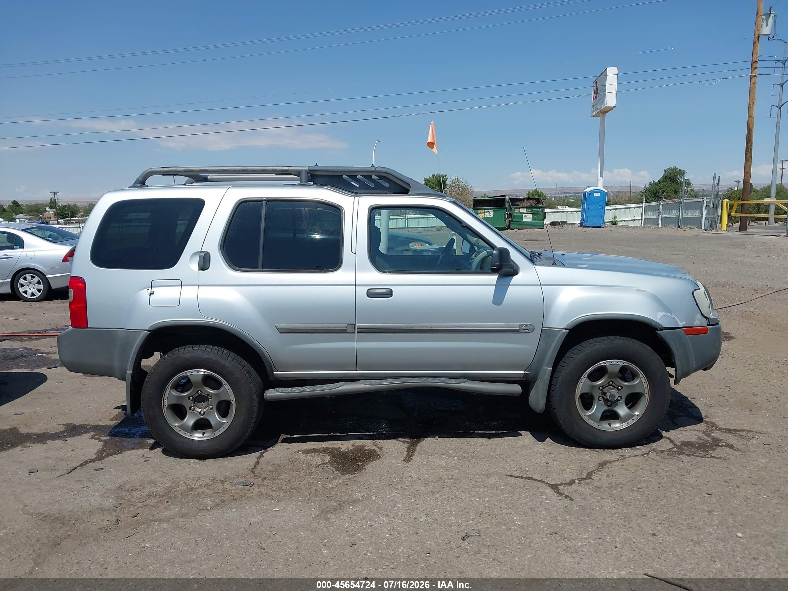 2002 Nissan Xterra Se S/c Silver vin: 5N1MD28Y42C568955