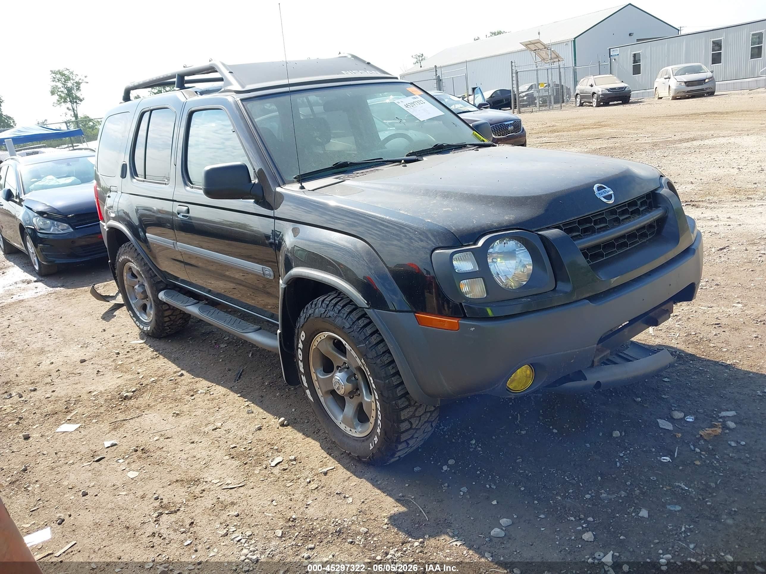 2002 Nissan Xterra Se S/c Black vin: 5N1MD28Y62C535441
