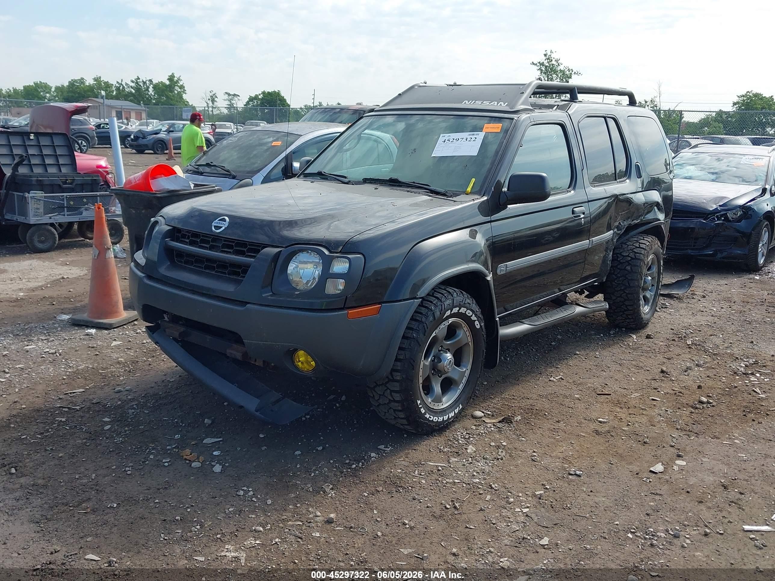 2002 Nissan Xterra Se S/c Black vin: 5N1MD28Y62C535441