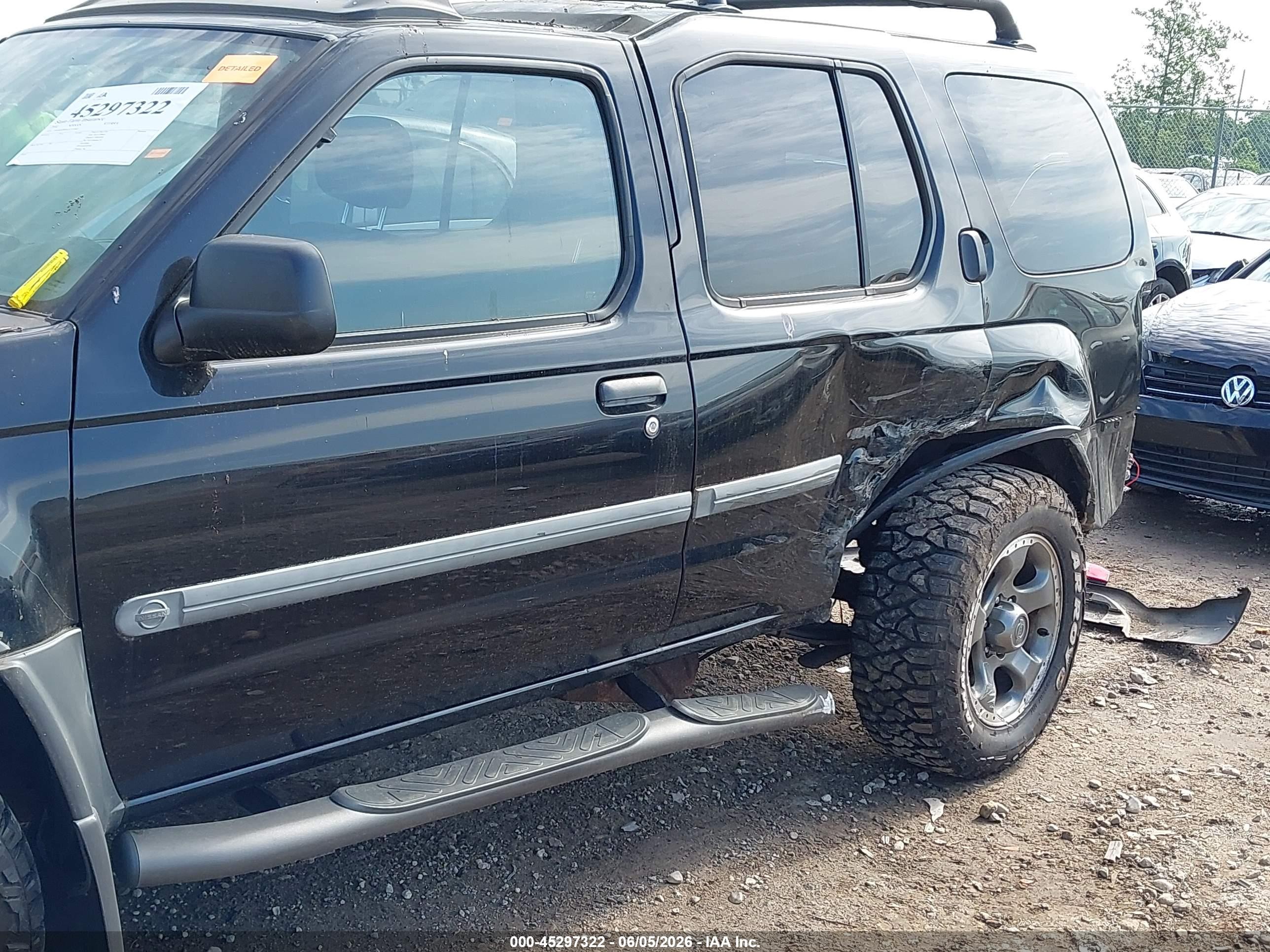 2002 Nissan Xterra Se S/c Black vin: 5N1MD28Y62C535441