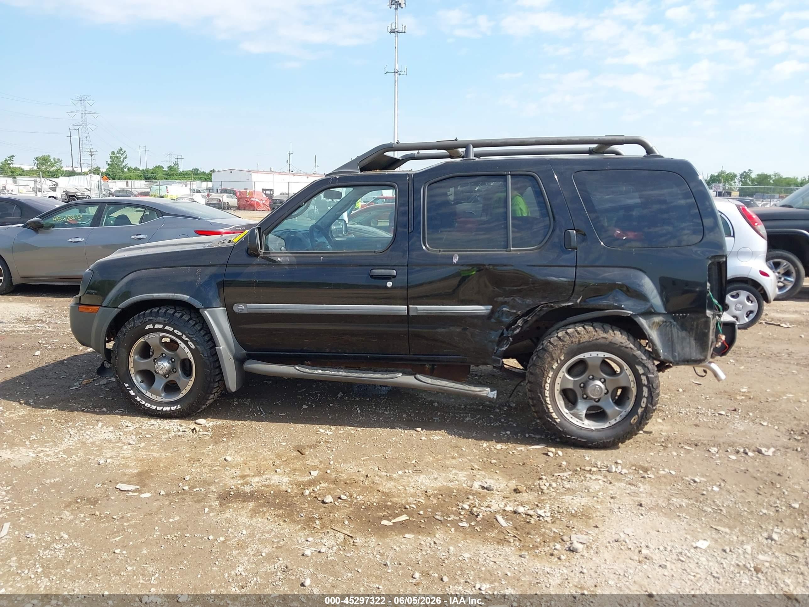 2002 Nissan Xterra Se S/c Black vin: 5N1MD28Y62C535441