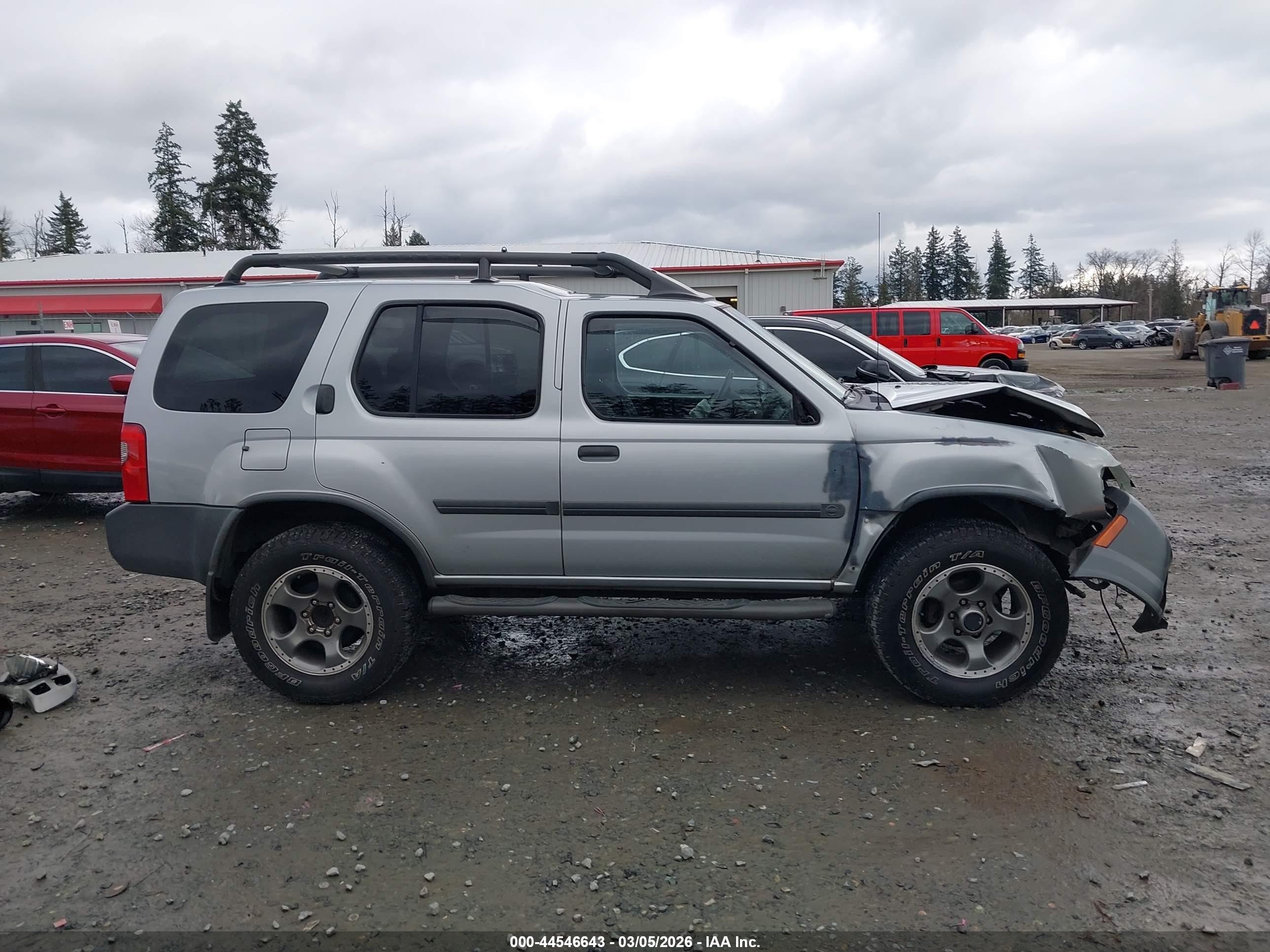 2002 Nissan Xterra Se S/c Silver vin: 5N1MD28Y72C583725