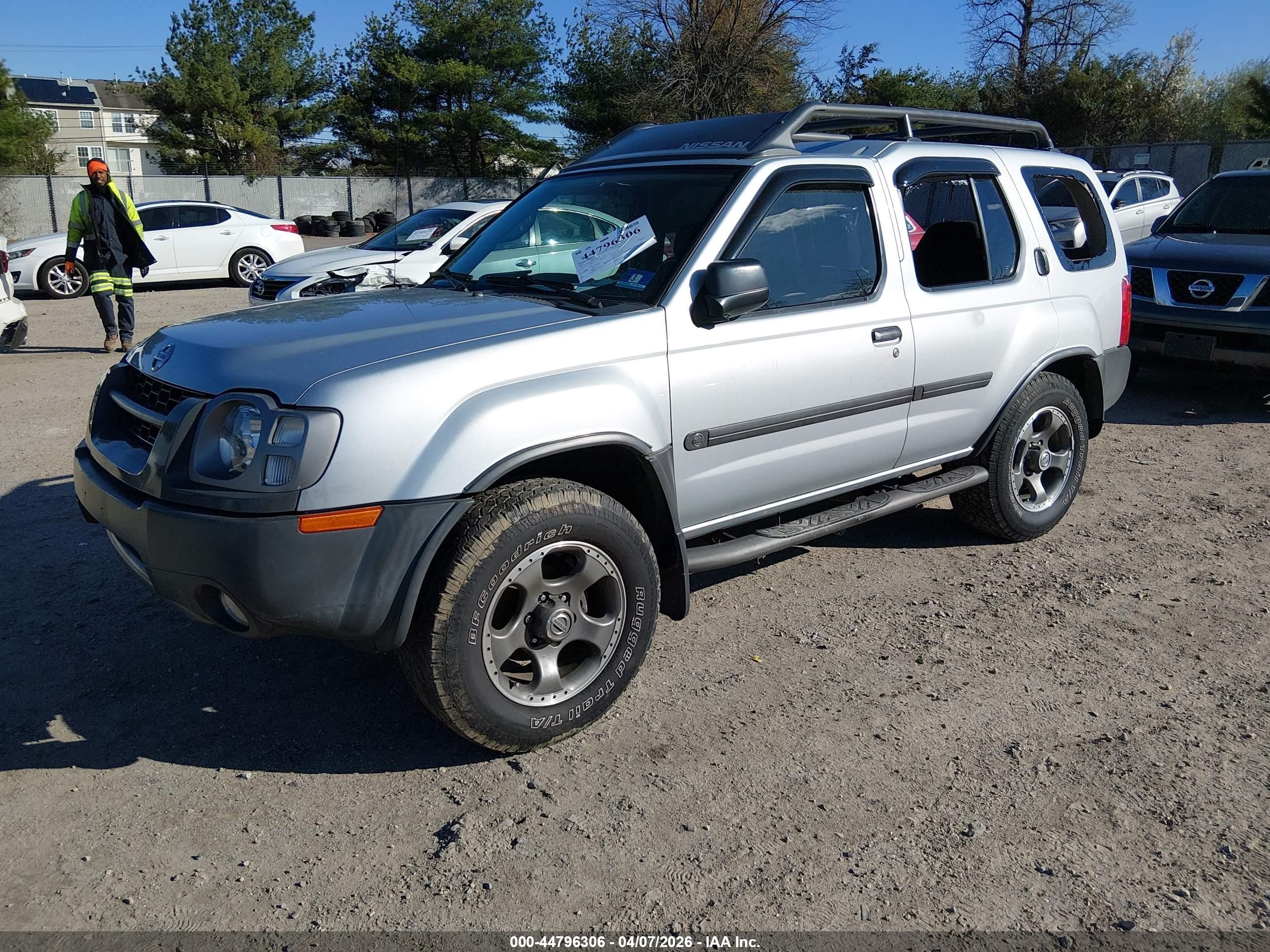 2003 Nissan Xterra Se S/c Silver vin: 5N1MD28Y93C631534