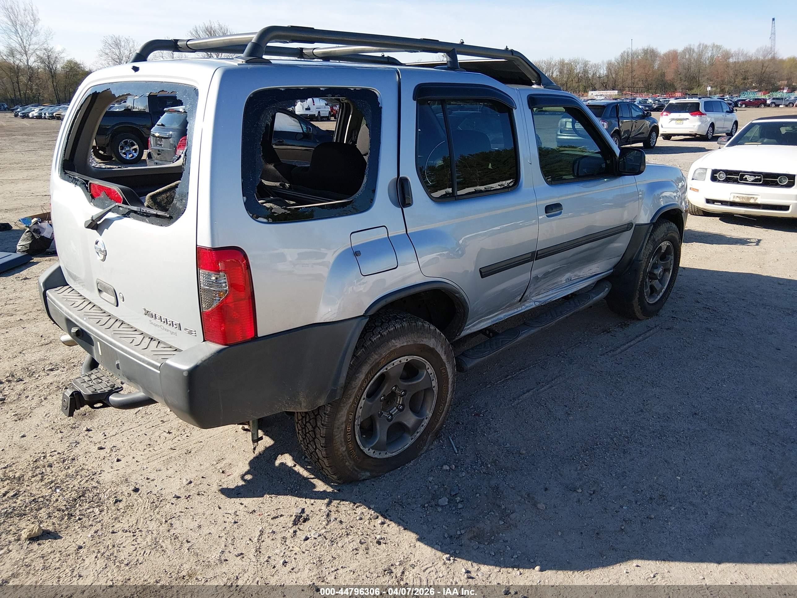 2003 Nissan Xterra Se S/c Silver vin: 5N1MD28Y93C631534