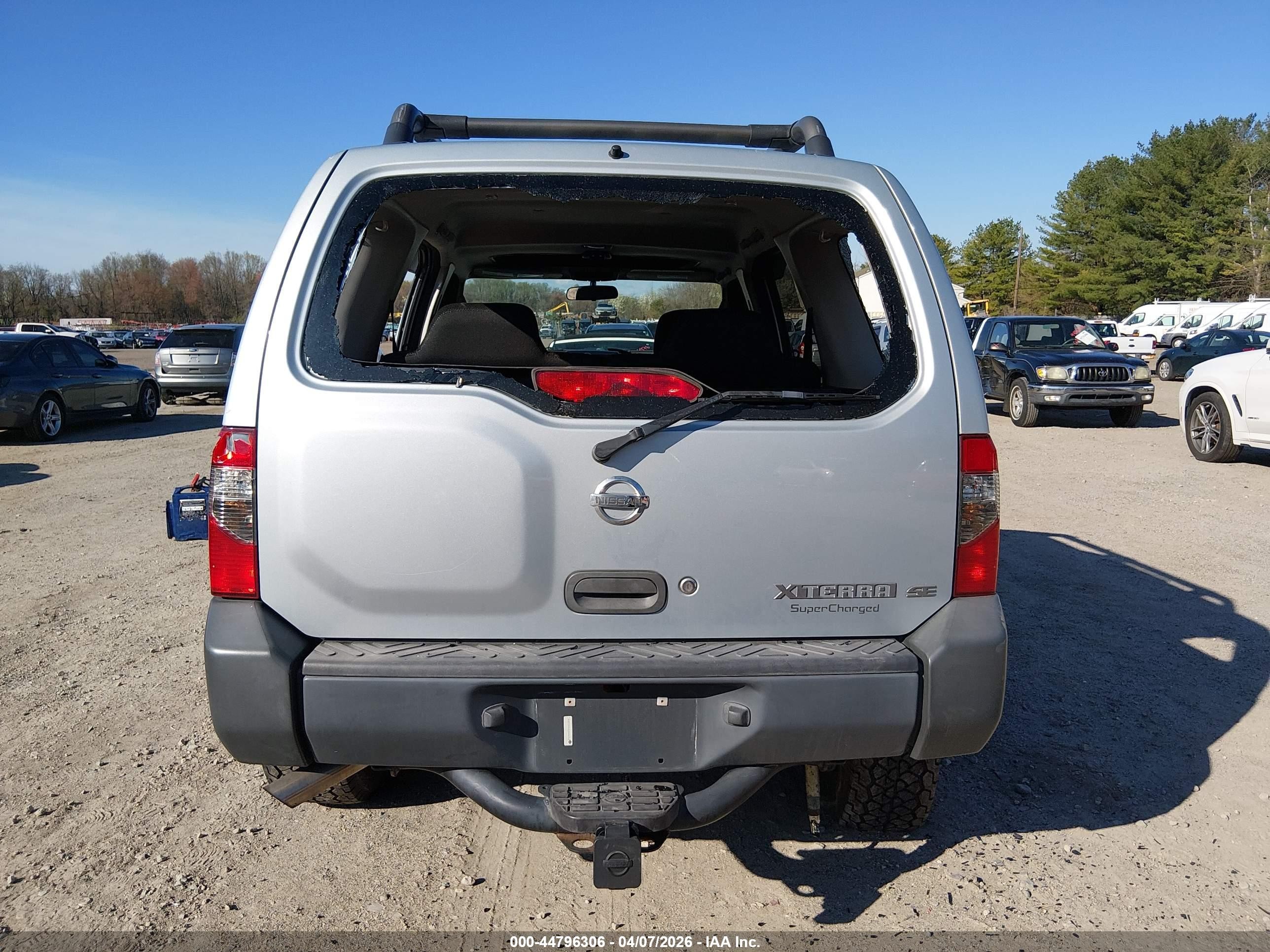 2003 Nissan Xterra Se S/c Silver vin: 5N1MD28Y93C631534