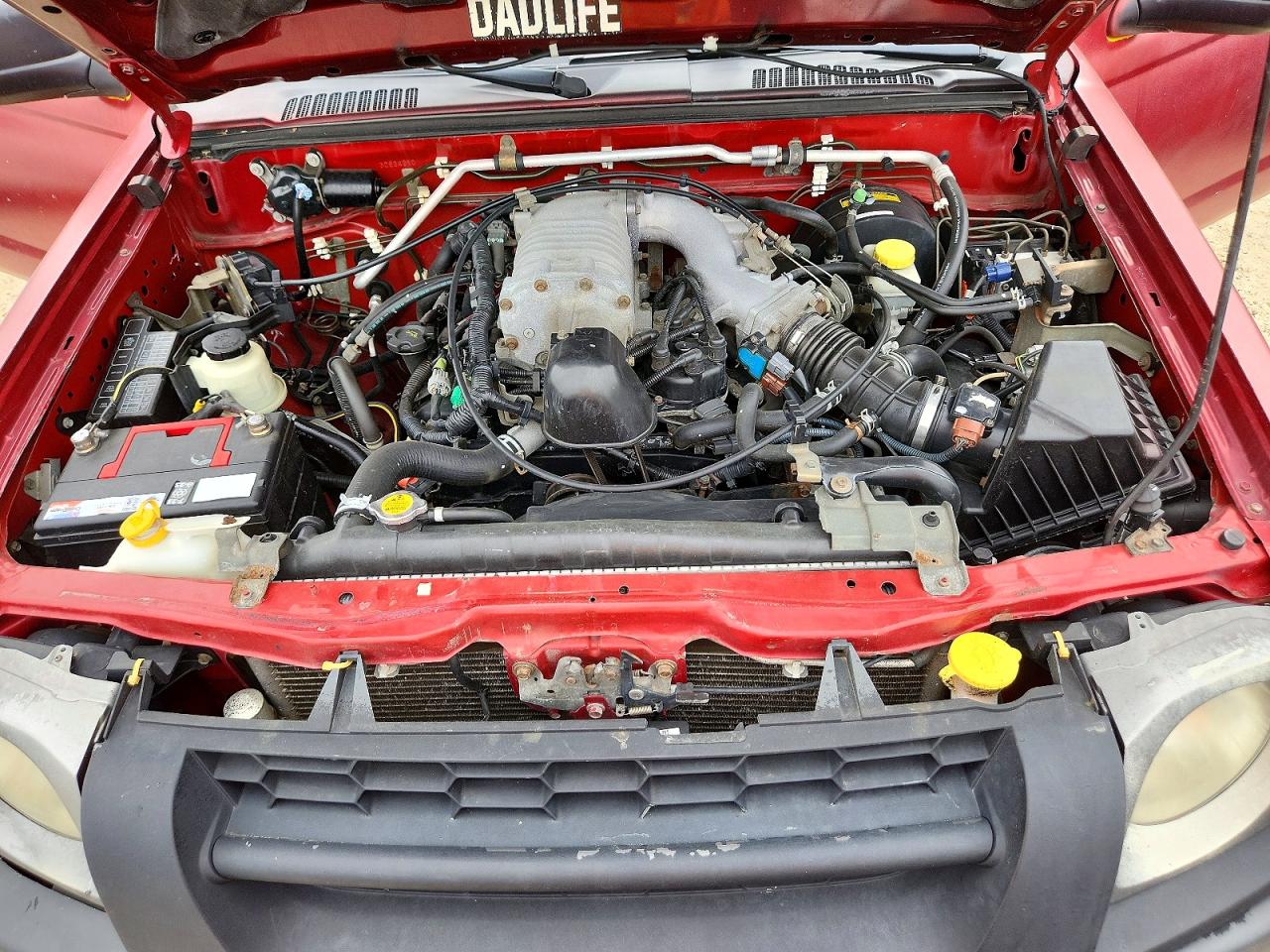 2003 Nissan Xterra Se S Red vin: 5N1MD28Y93C634210
