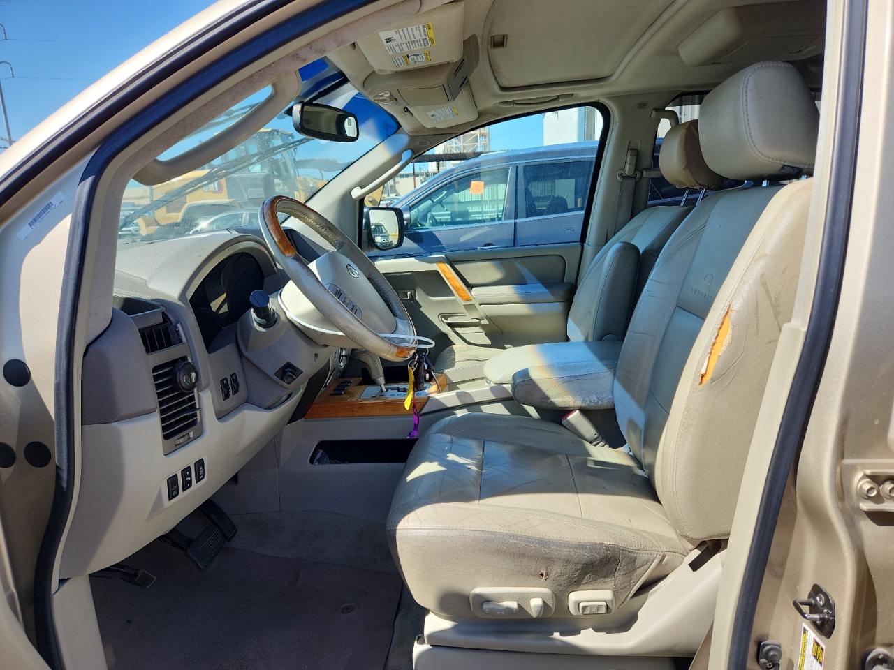 2006 Infiniti Qx56 Cream vin: 5N3AA08A06N801895