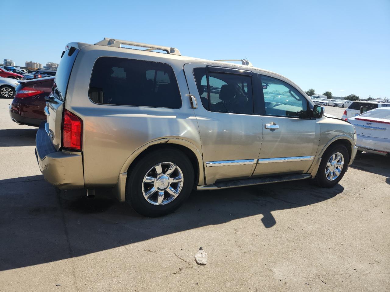 2006 Infiniti Qx56 Cream vin: 5N3AA08A06N801895
