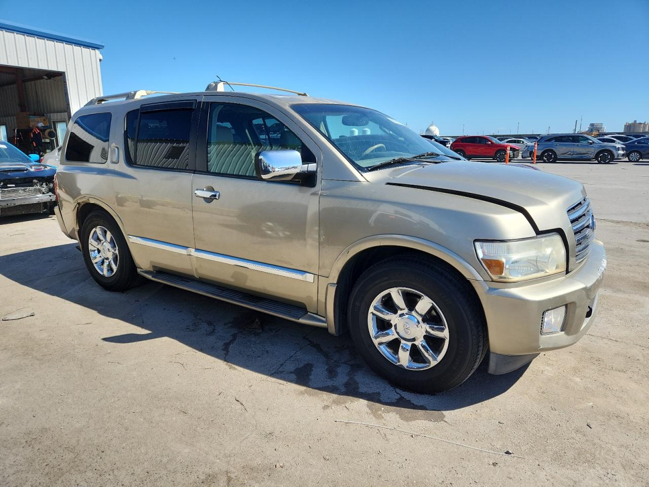 2006 Infiniti Qx56 Cream vin: 5N3AA08A06N801895