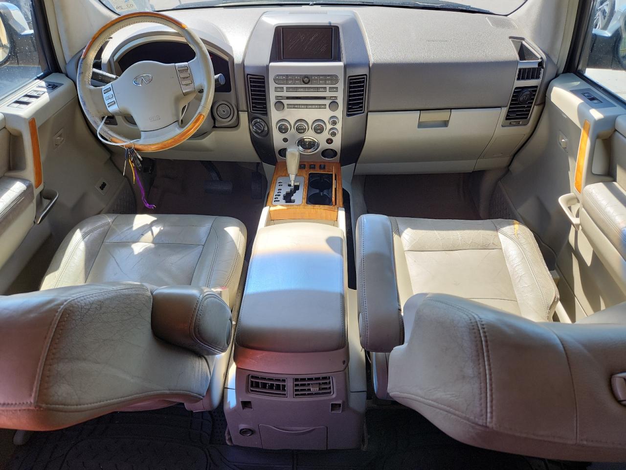 2006 Infiniti Qx56 Cream vin: 5N3AA08A06N801895
