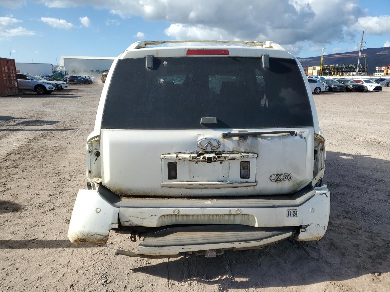 2005 Infiniti Qx56 Белый vin: 5N3AA08A15N806263
