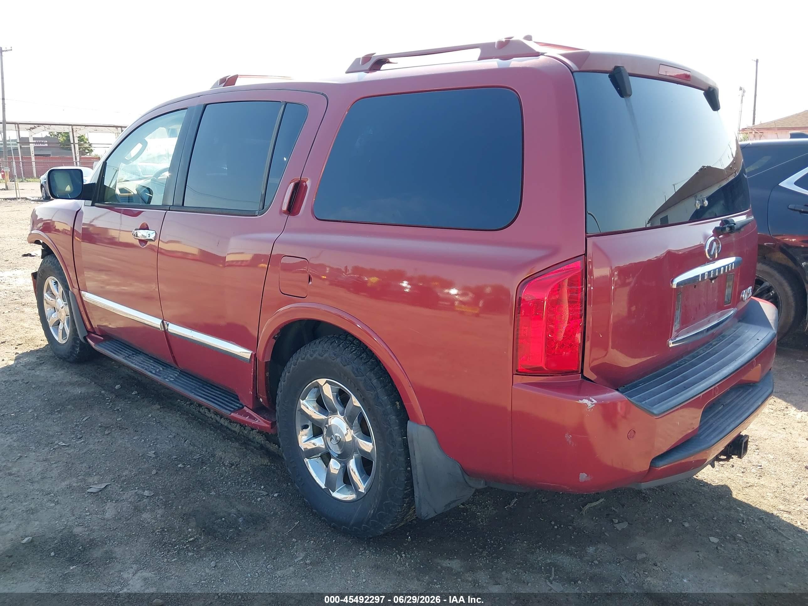 2004 Infiniti Qx56   Burgundy vin: 5N3AA08A24N805024