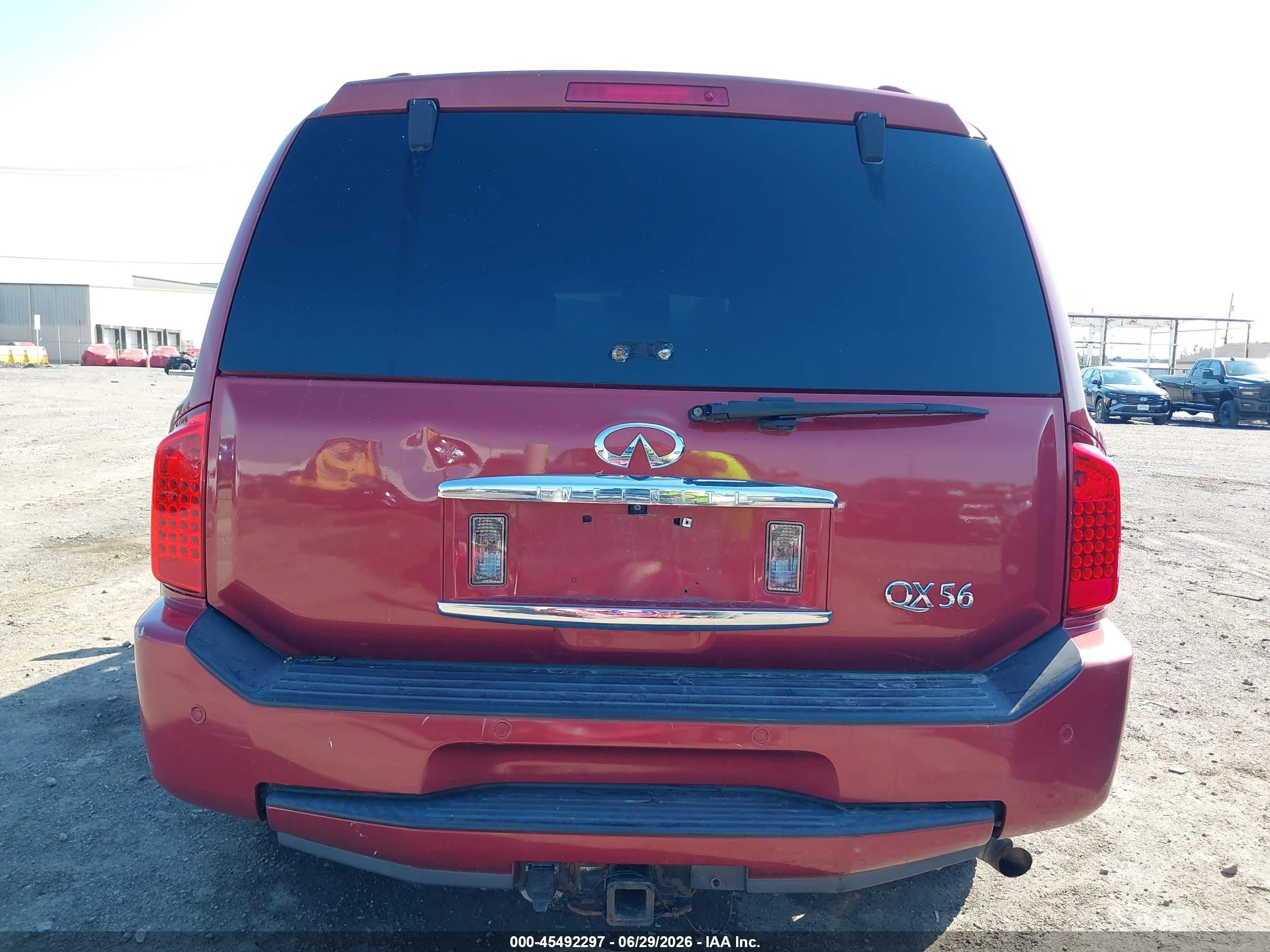 2004 Infiniti Qx56   Burgundy vin: 5N3AA08A24N805024