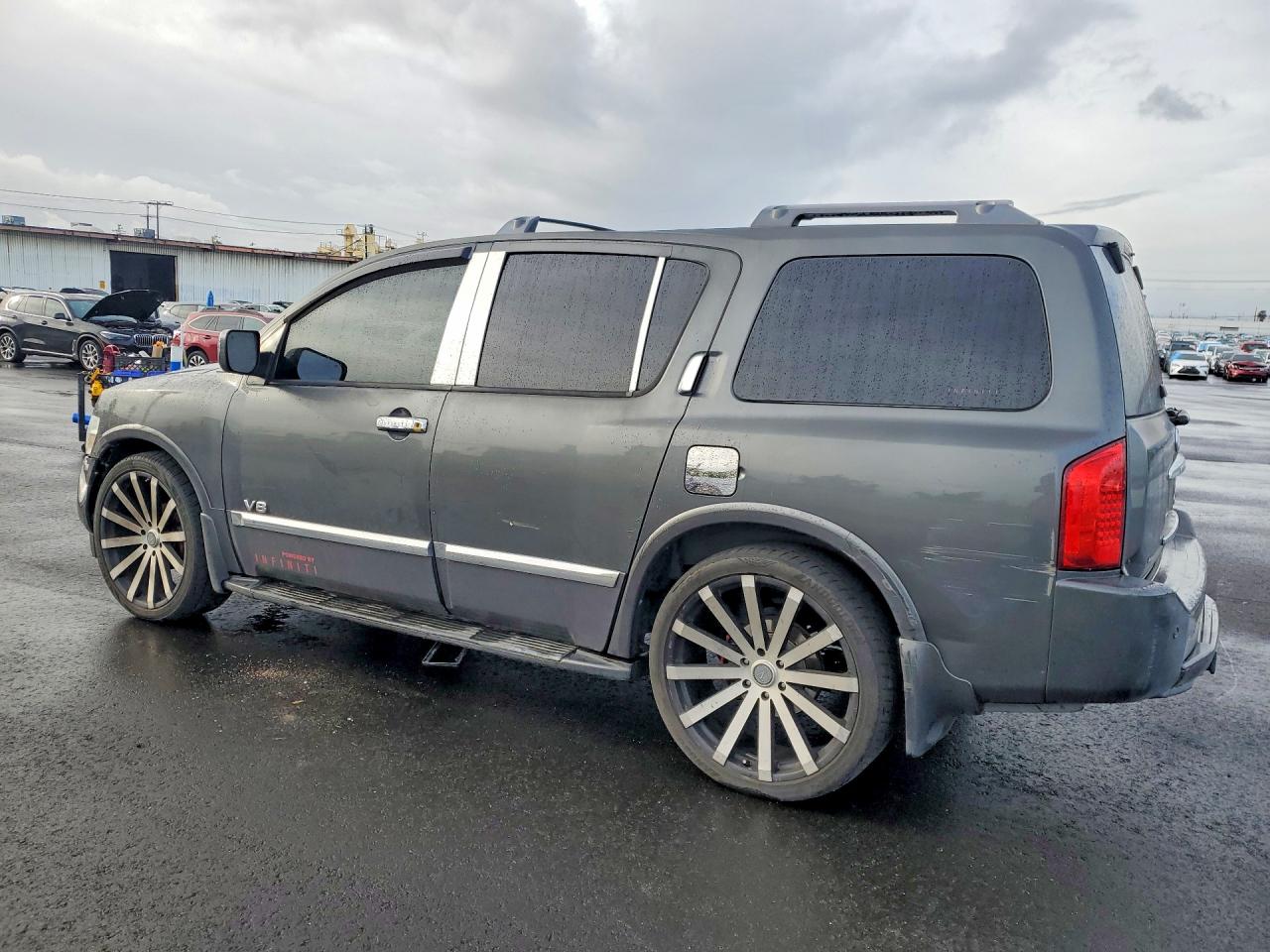 2005 Infiniti Qx56 Gray vin: 5N3AA08A35N809732