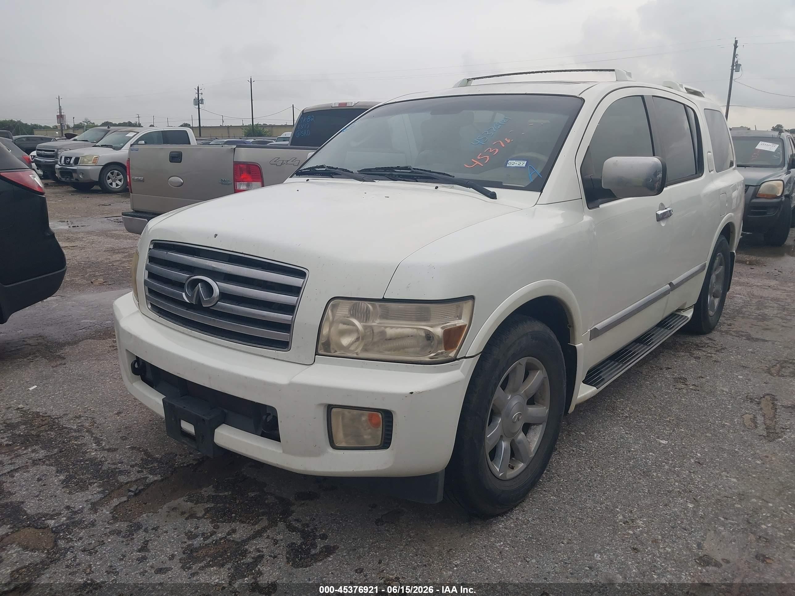 2006 Infiniti Qx56   White vin: 5N3AA08A36N806928