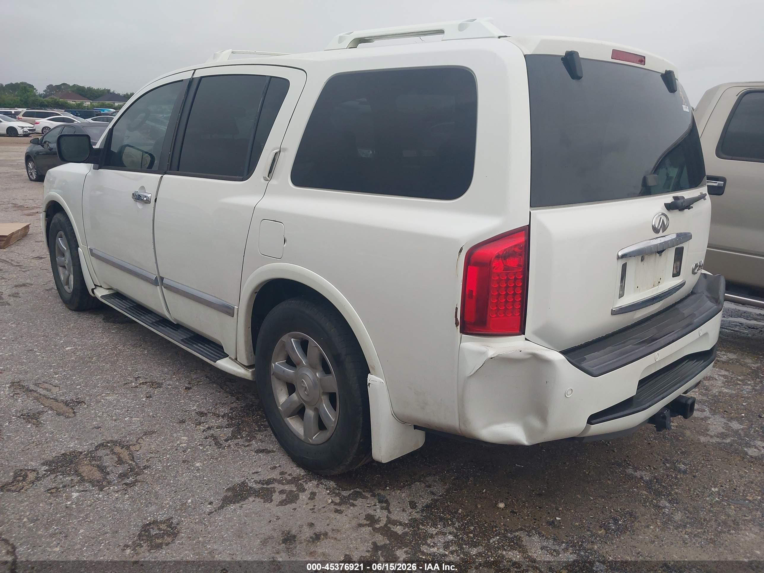 2006 Infiniti Qx56   White vin: 5N3AA08A36N806928