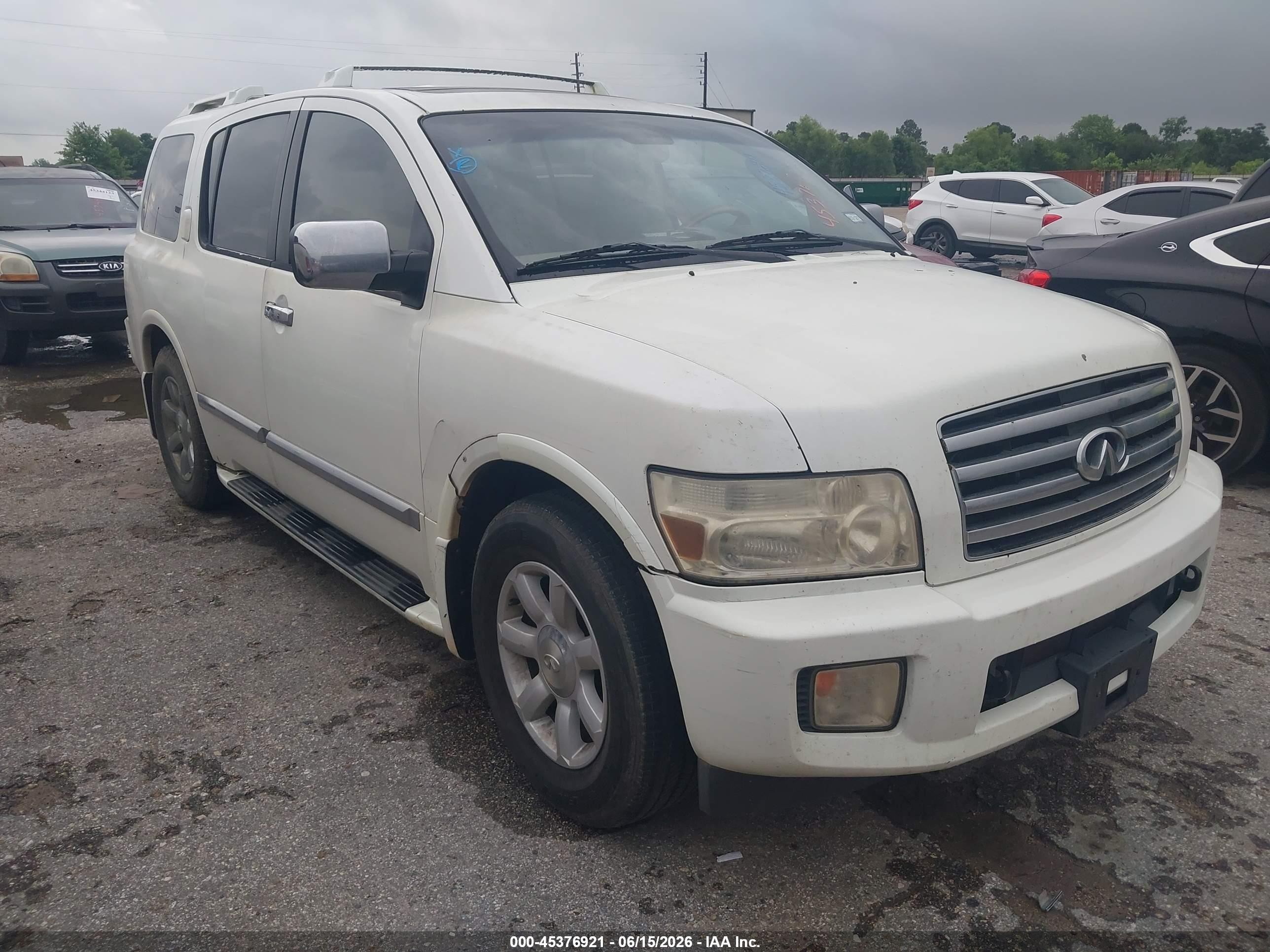 2006 Infiniti Qx56   White vin: 5N3AA08A36N806928