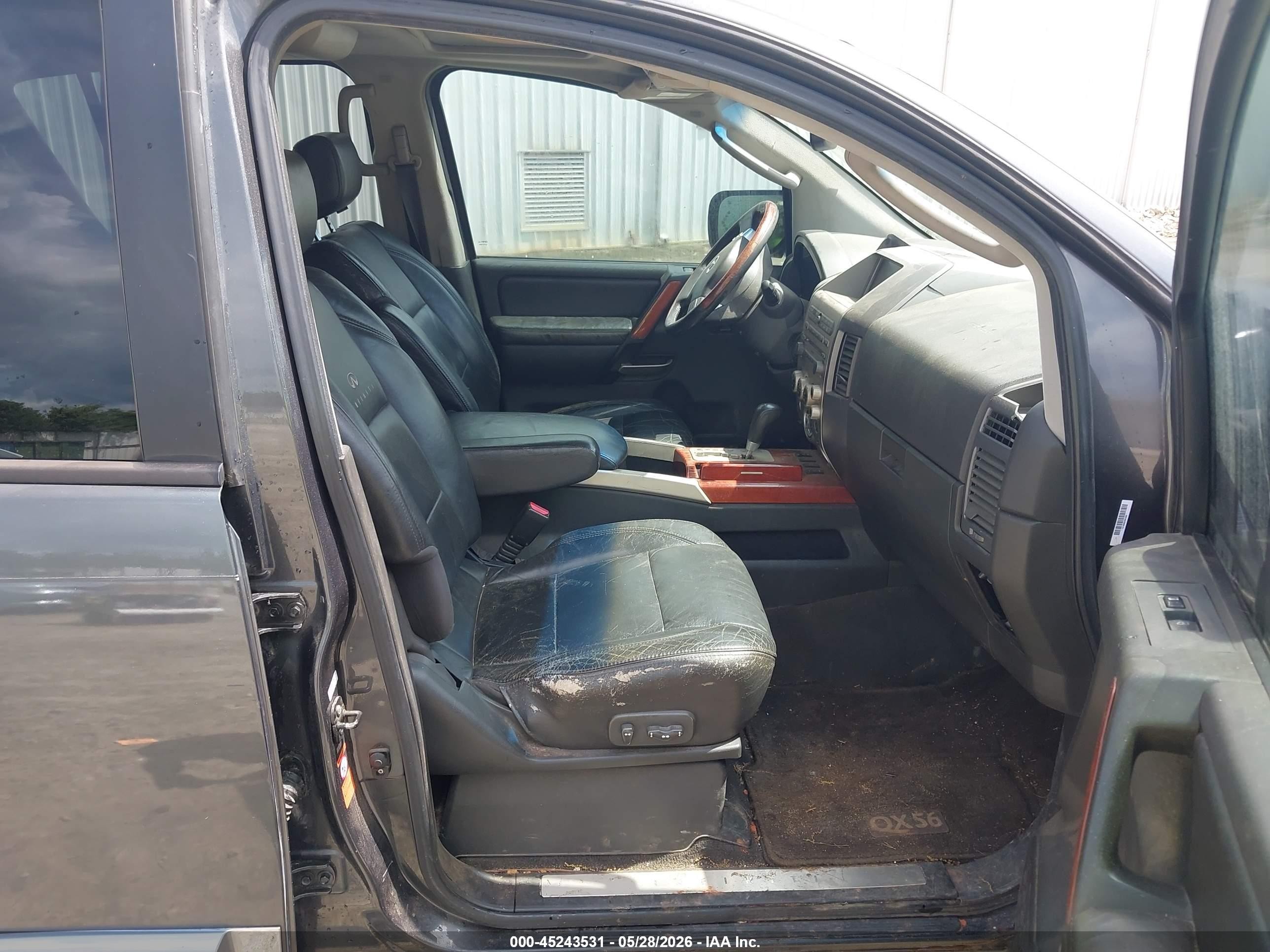 2006 Infiniti Qx56   Gray vin: 5N3AA08A36N808095