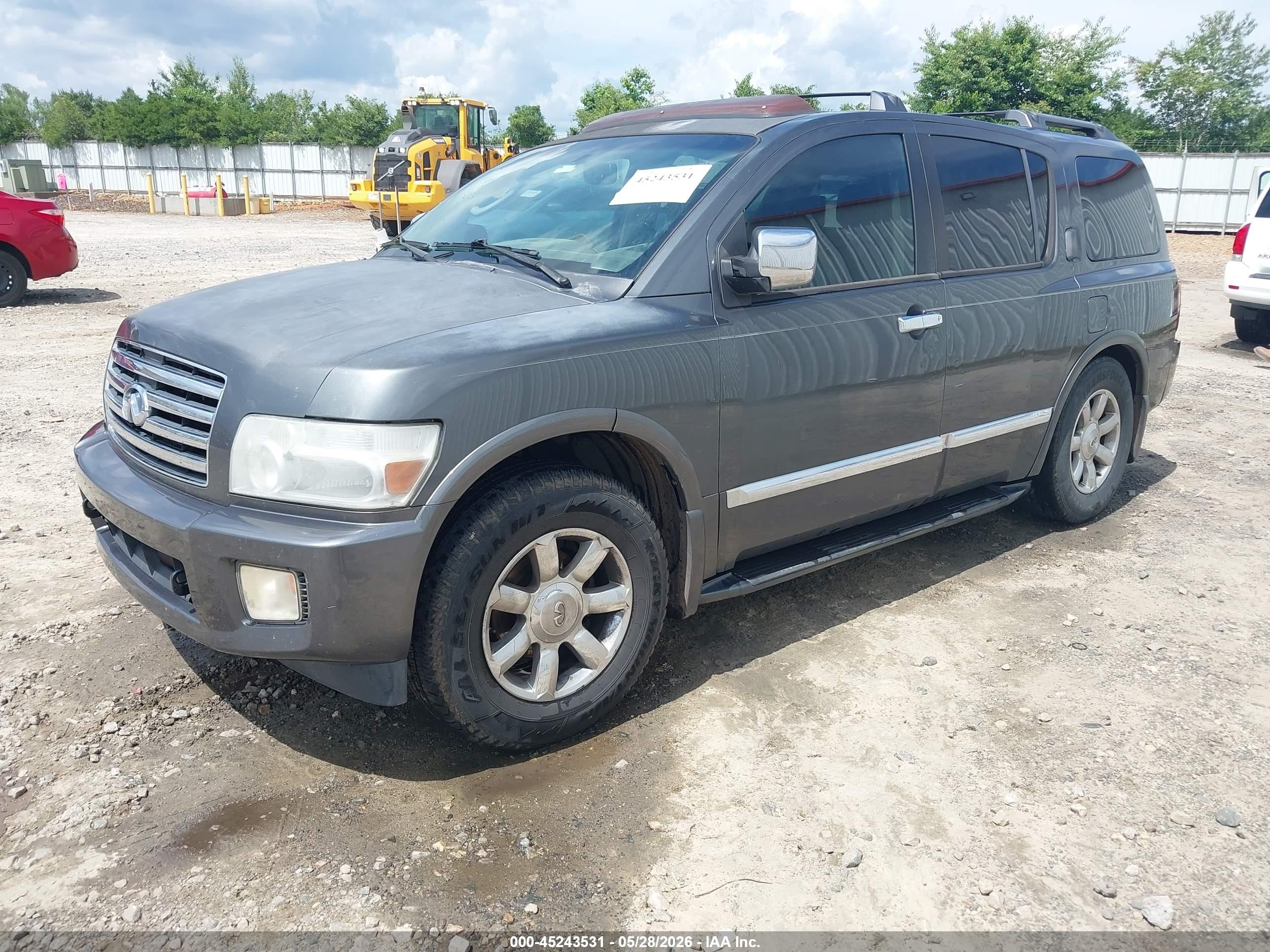 2006 Infiniti Qx56   Gray vin: 5N3AA08A36N808095