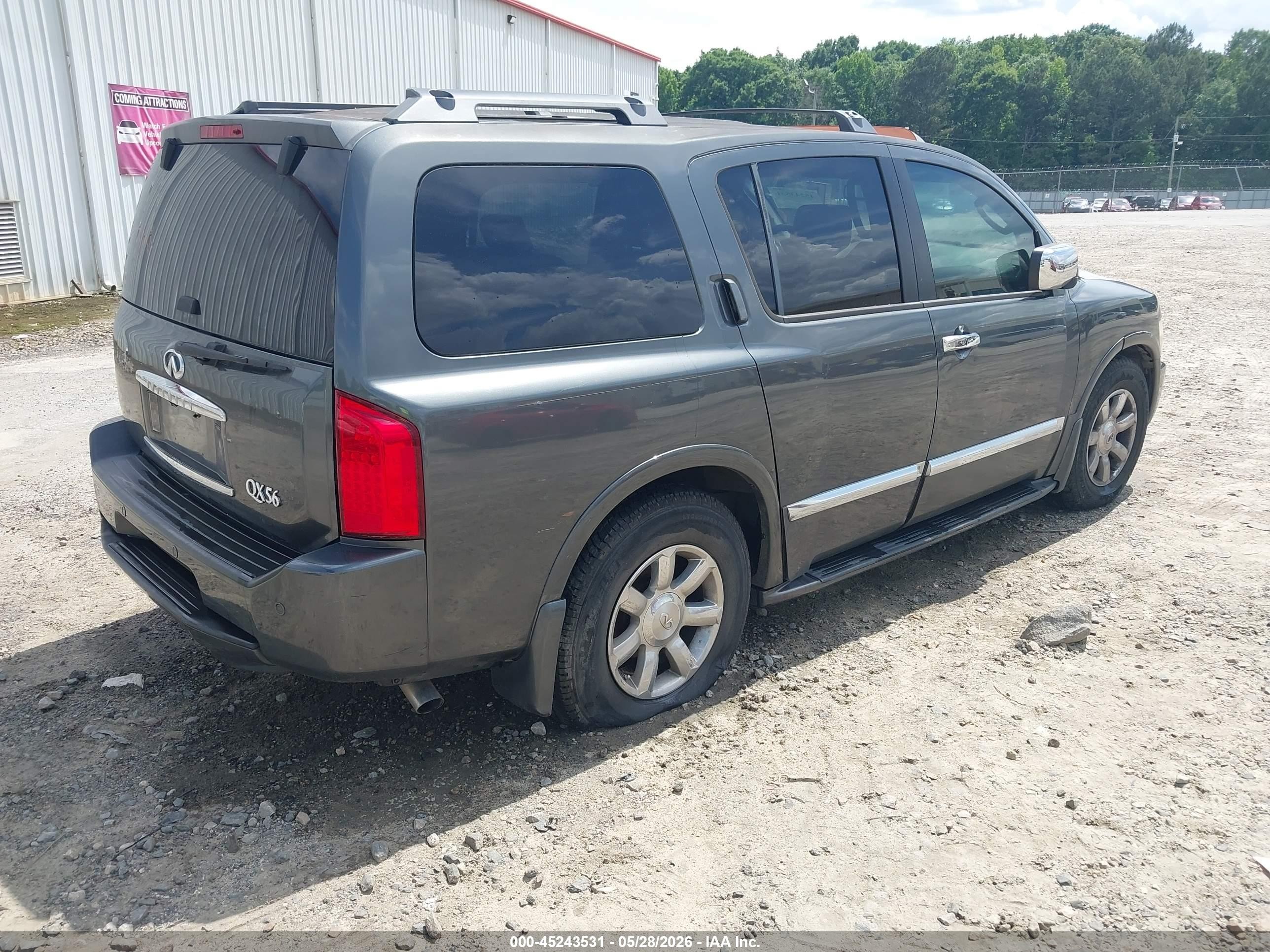 2006 Infiniti Qx56   Gray vin: 5N3AA08A36N808095