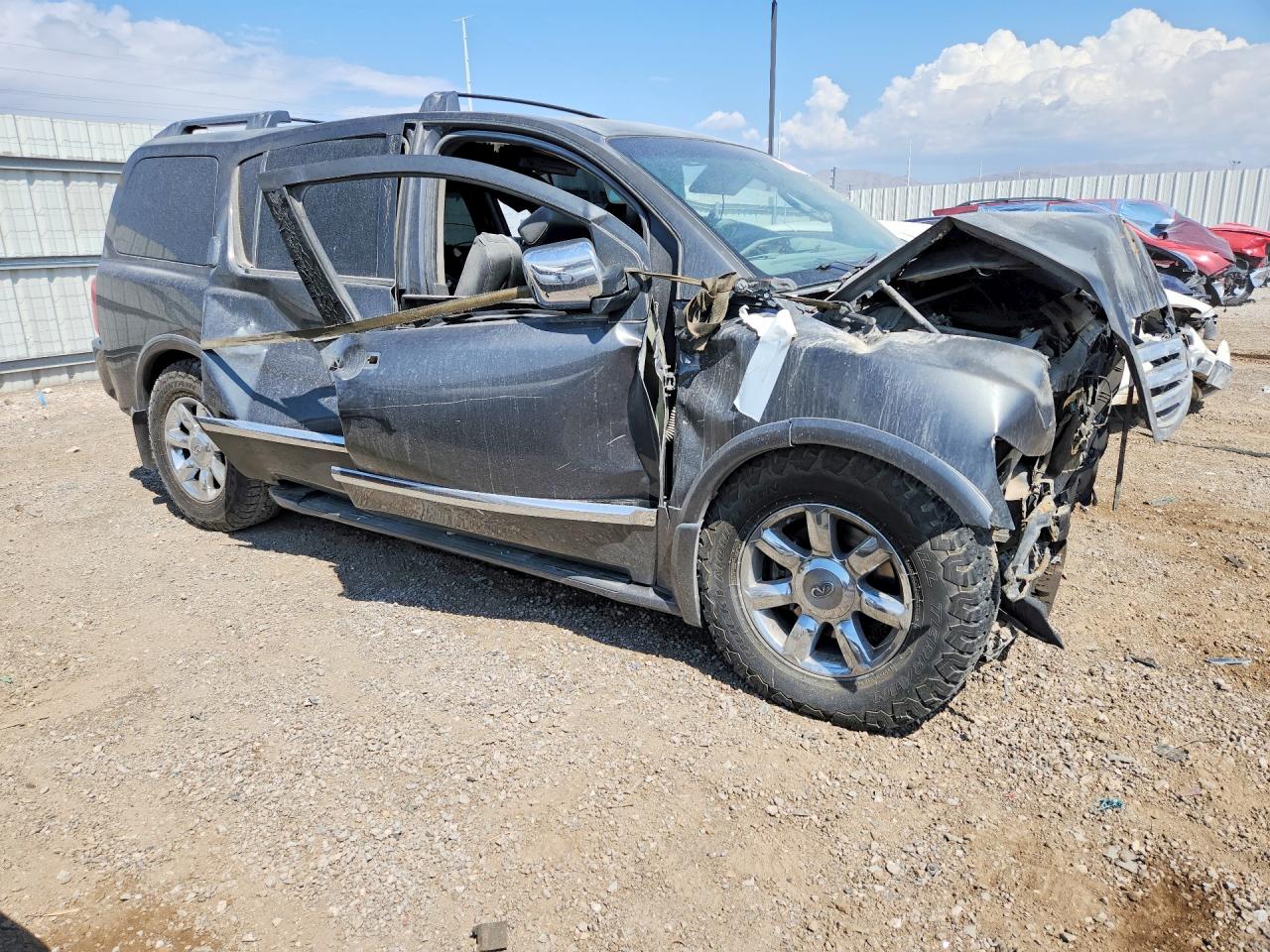 2006 Infiniti Qx56 Base Gray vin: 5N3AA08A36N812762