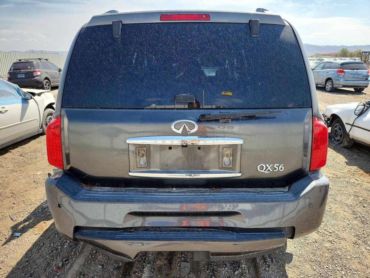 2006 Infiniti Qx56 Base Gray vin: 5N3AA08A36N812762