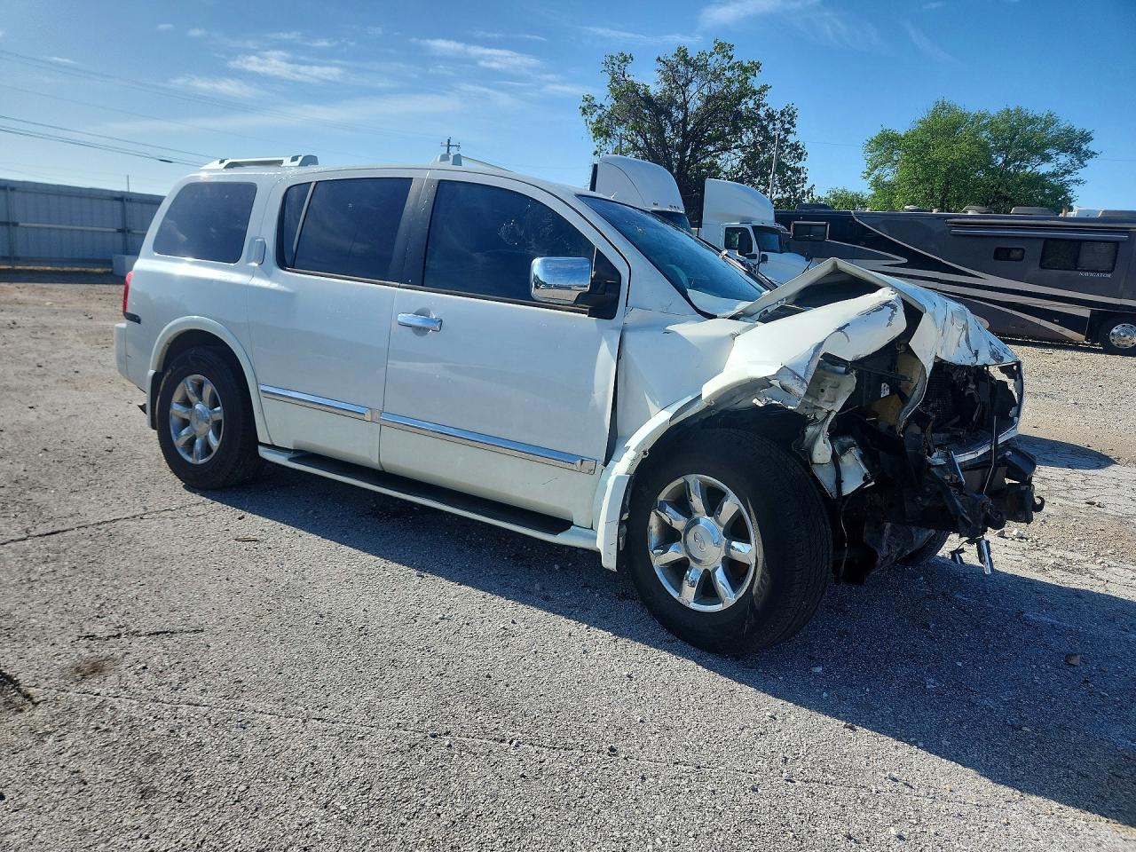 2006 Infiniti Qx56 Base White vin: 5N3AA08A46N809661