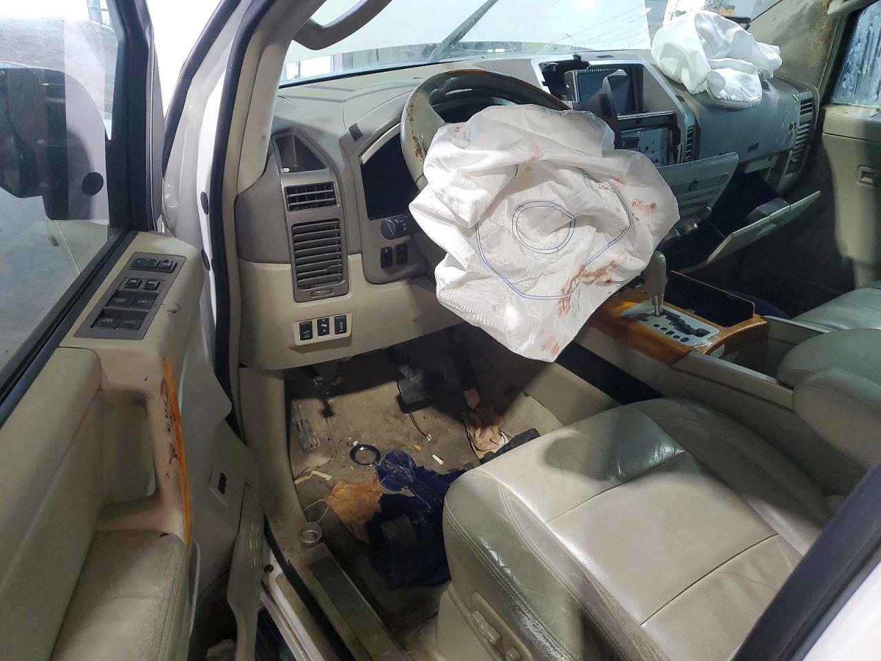 2006 Infiniti Qx56 Base White vin: 5N3AA08A46N809661