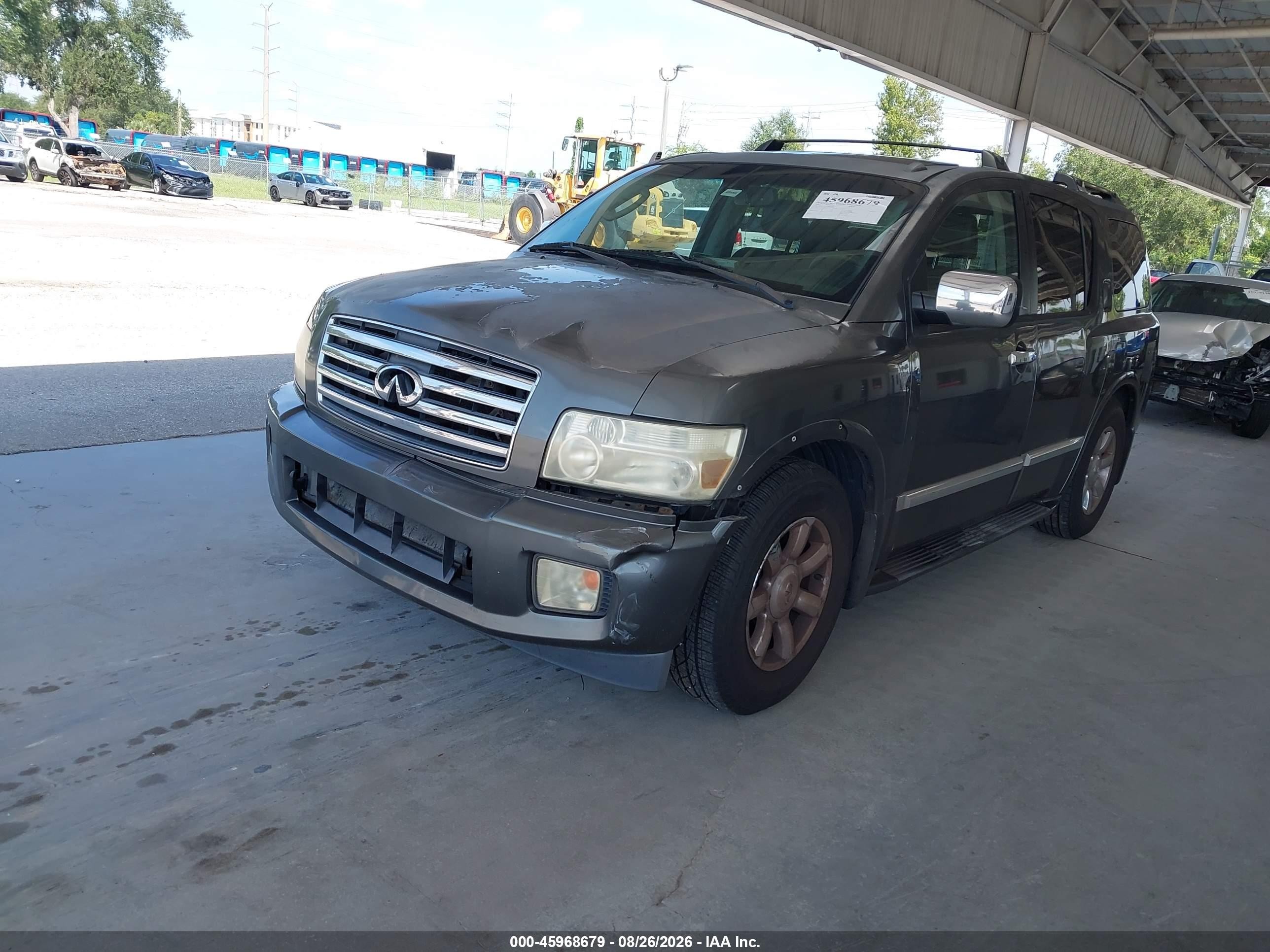 2006 Infiniti Qx56 Серый vin: 5N3AA08A46N813628