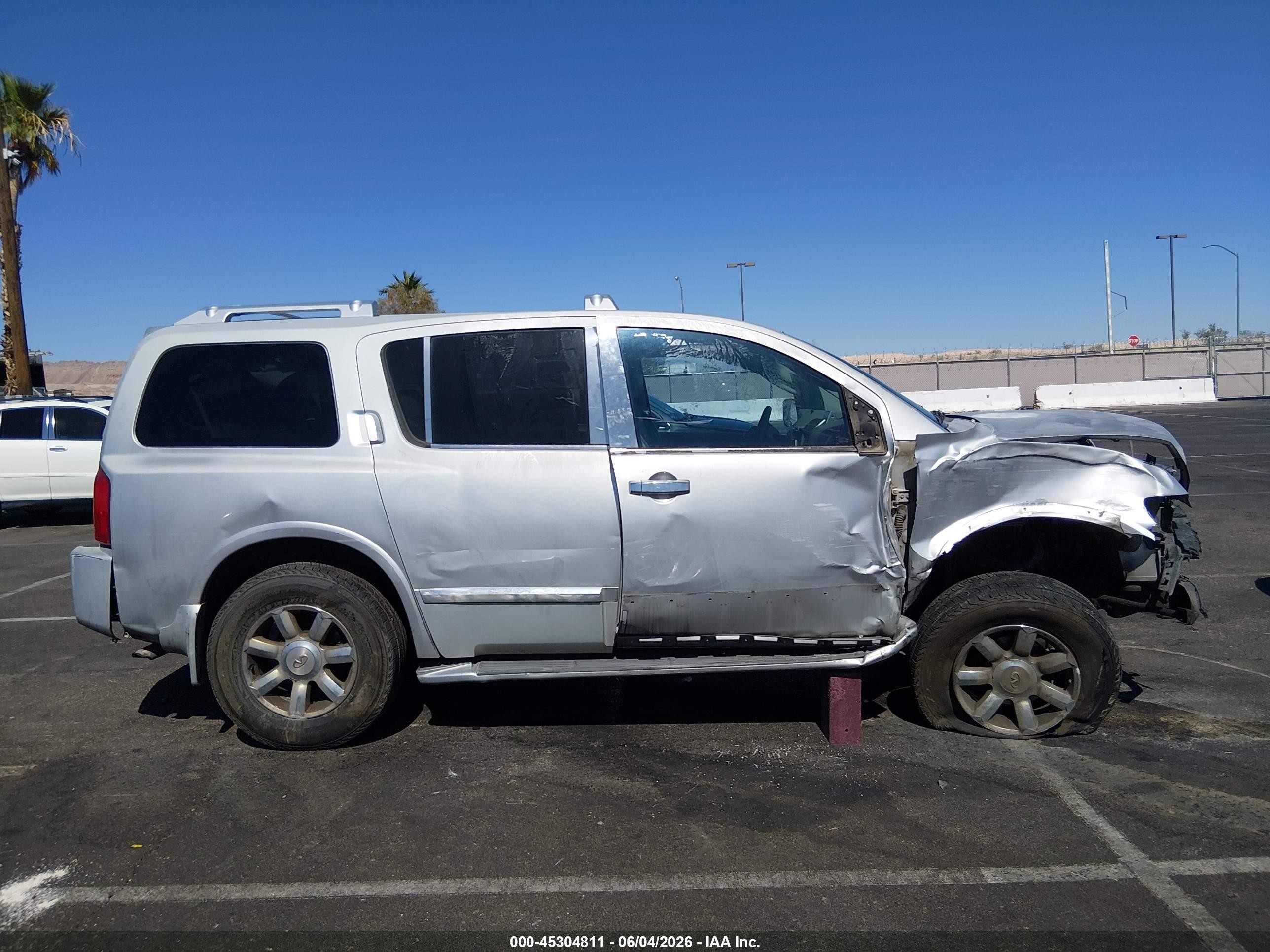 2005 Infiniti Qx56   Silver vin: 5N3AA08A65N804993