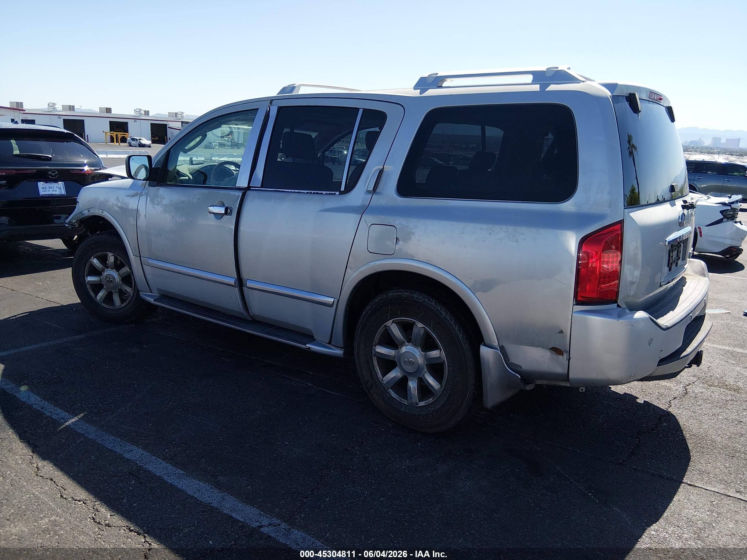 2005 Infiniti Qx56   Silver vin: 5N3AA08A65N804993