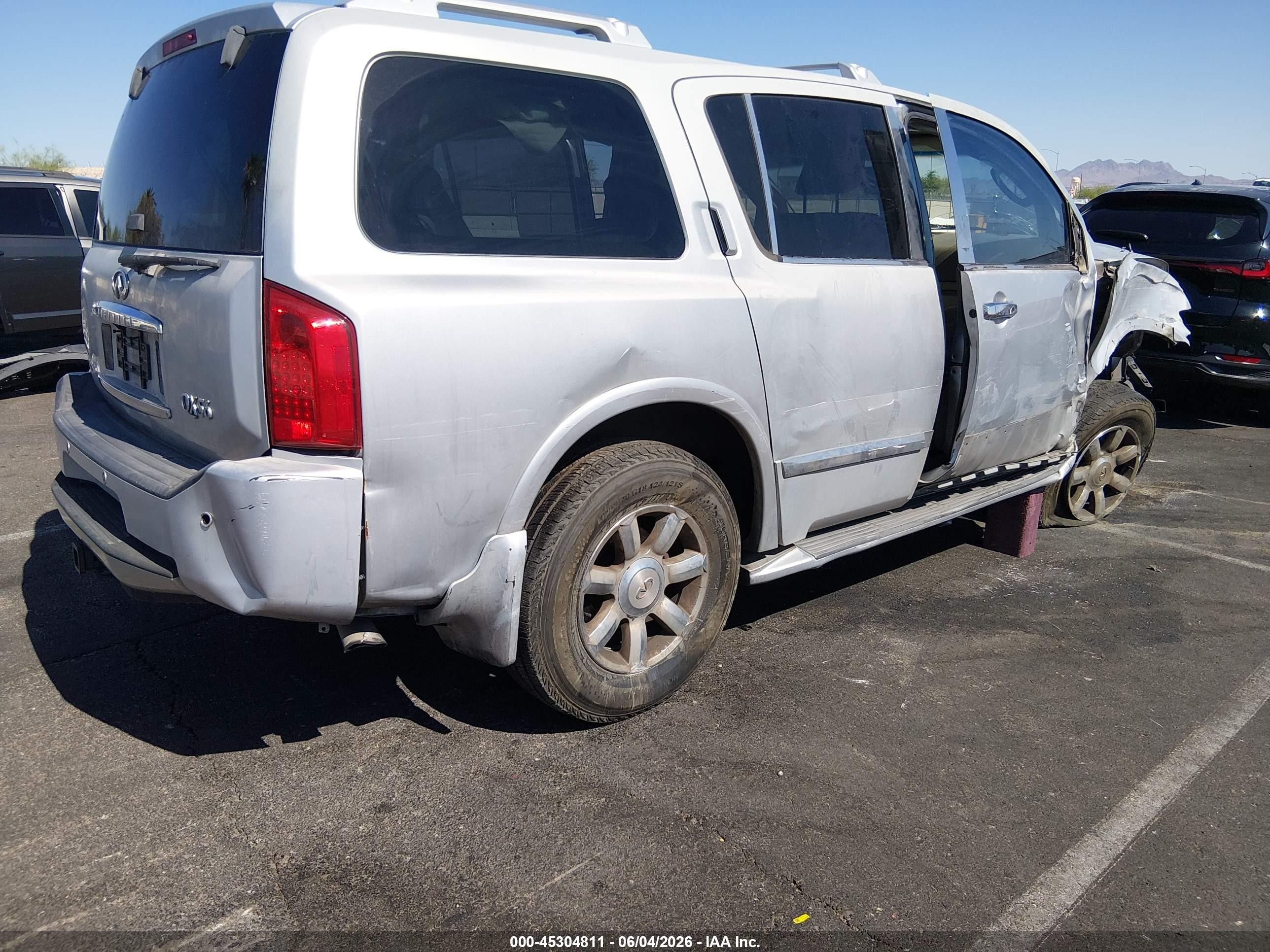 2005 Infiniti Qx56   Silver vin: 5N3AA08A65N804993
