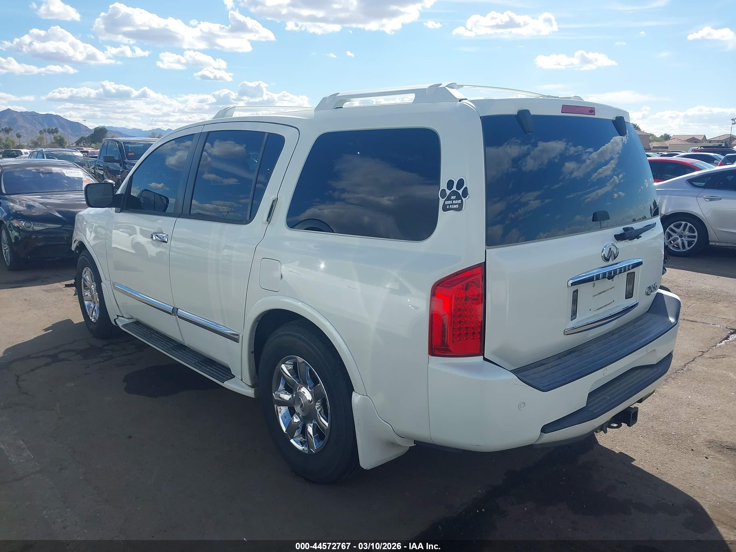 2005 Infiniti Qx56   White vin: 5N3AA08A65N806680