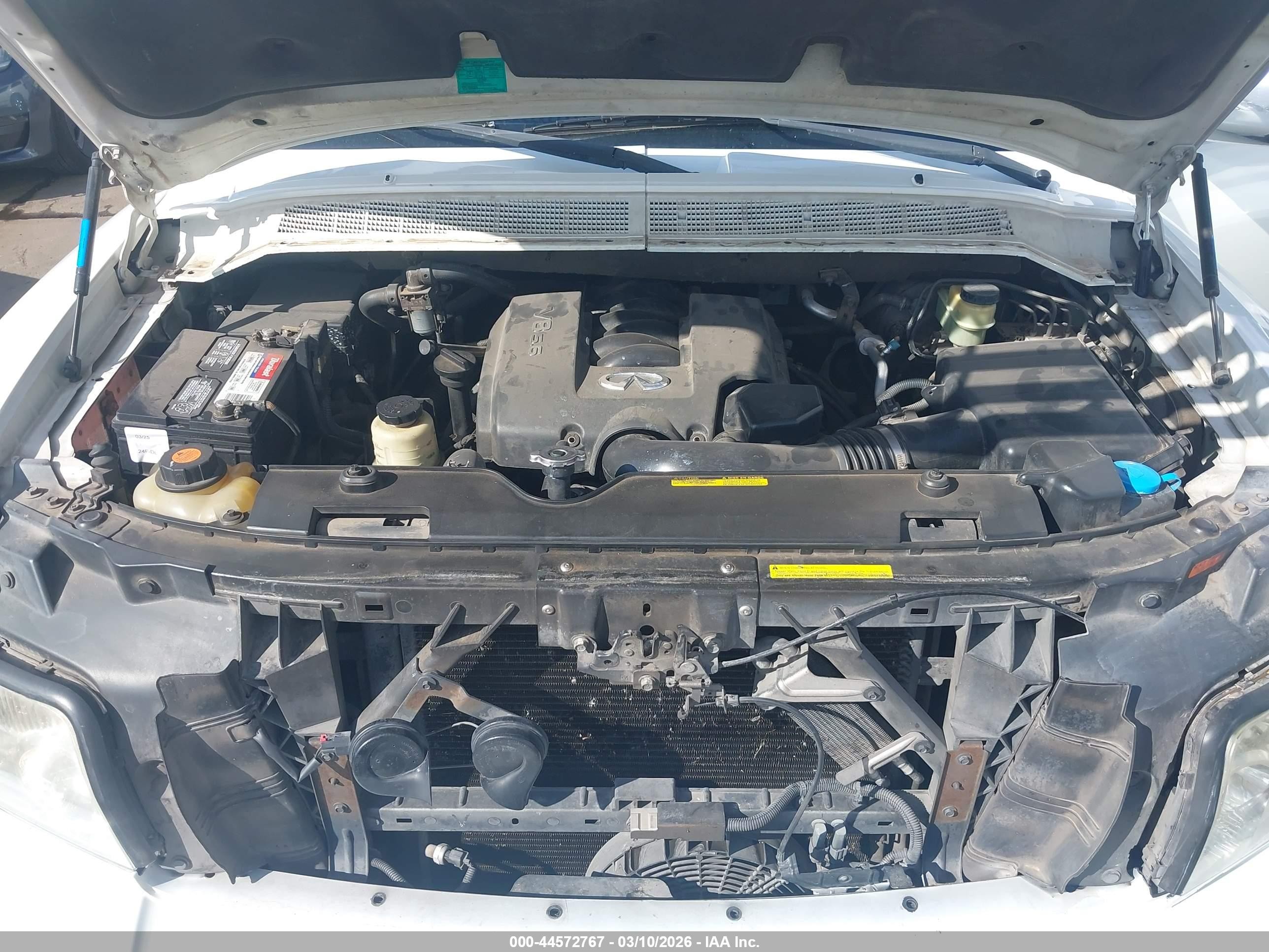 2005 Infiniti Qx56   White vin: 5N3AA08A65N806680