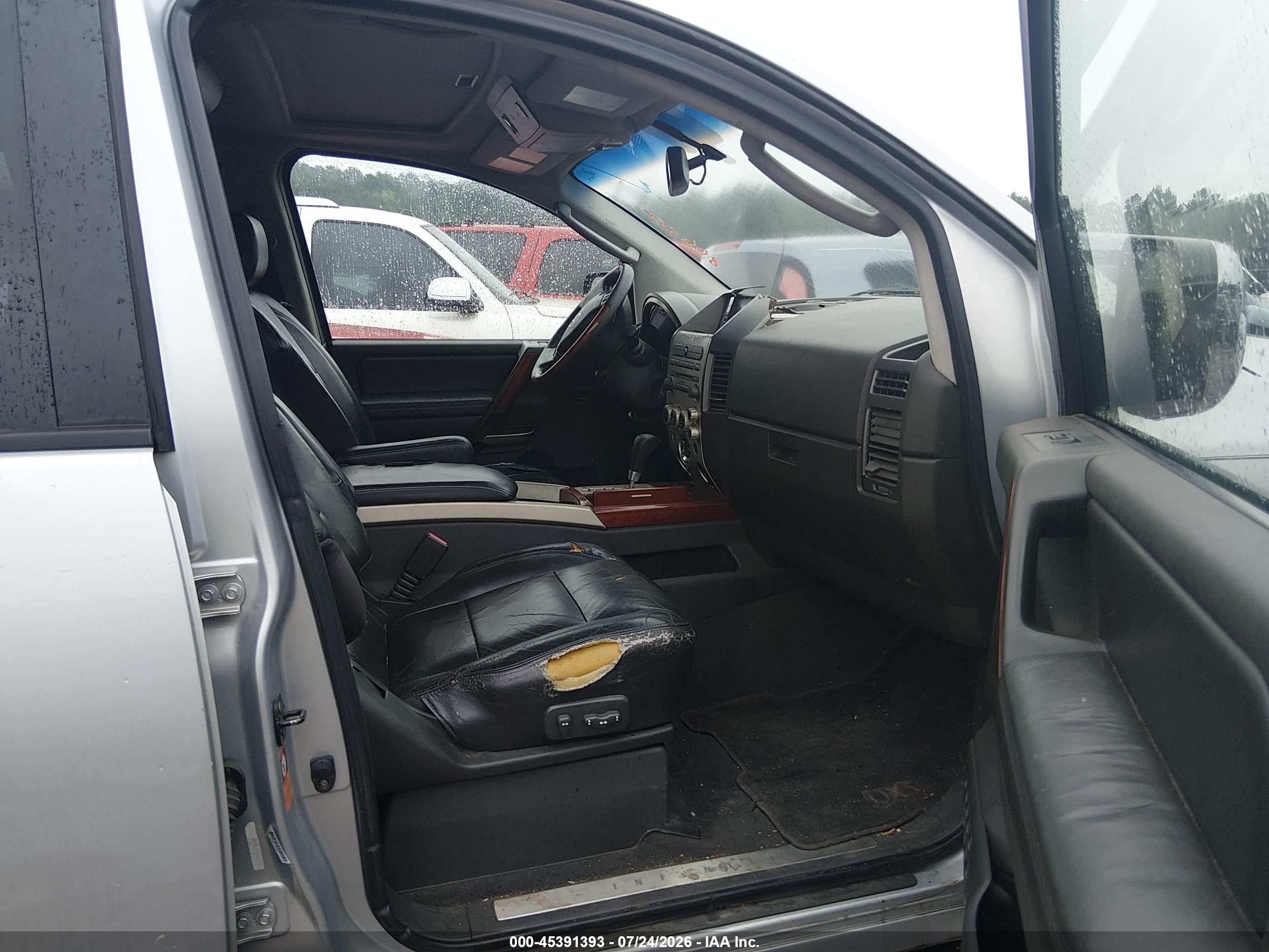 2007 Infiniti Qx56   Silver vin: 5N3AA08AX7N806555
