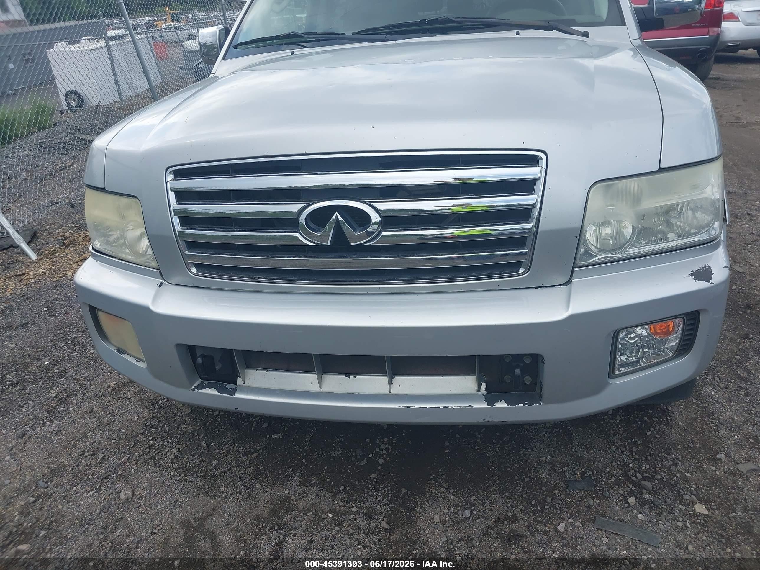 2007 Infiniti Qx56   Silver vin: 5N3AA08AX7N806555