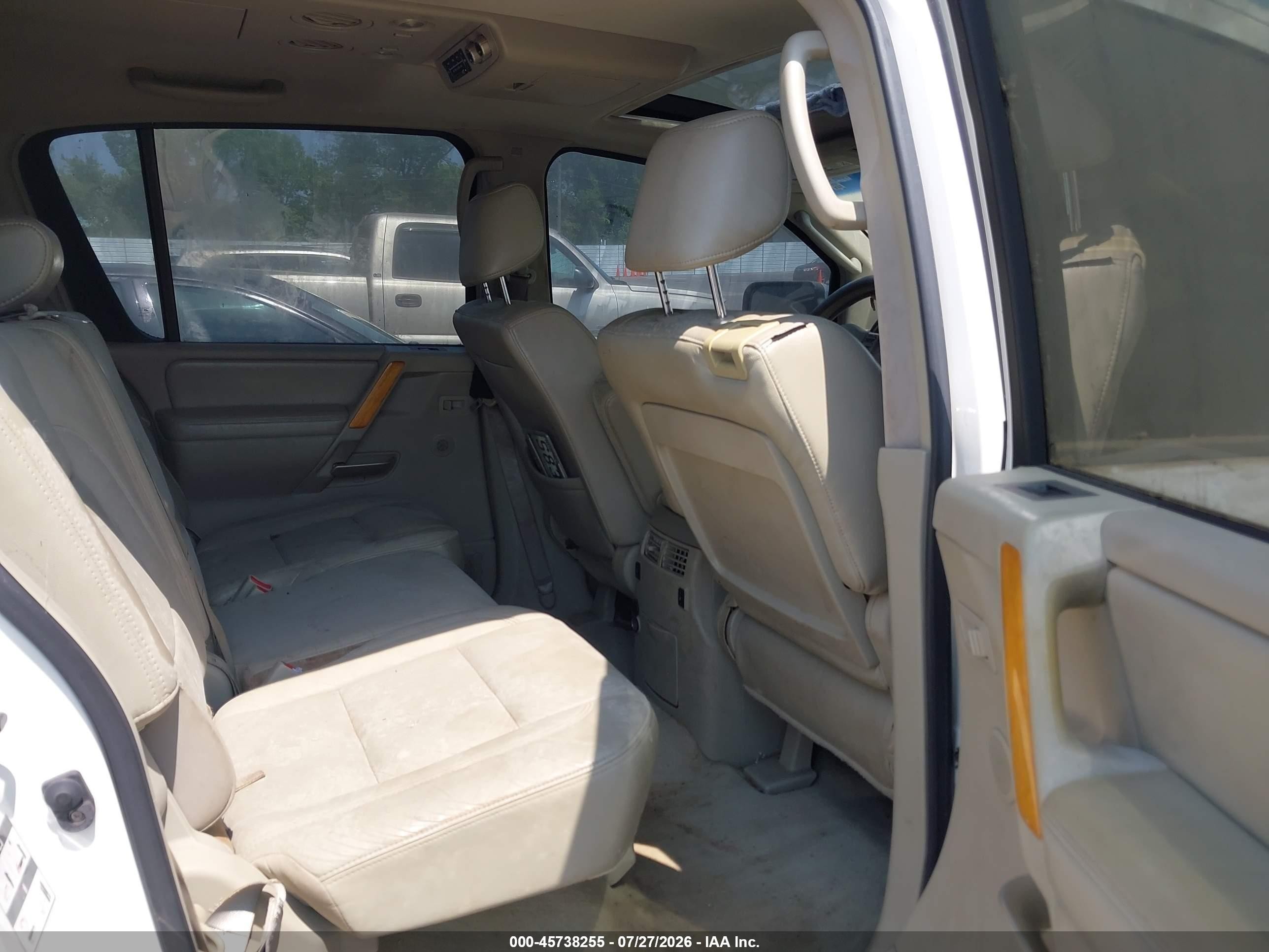 2007 Infiniti Qx56   White vin: 5N3AA08AX7N806636