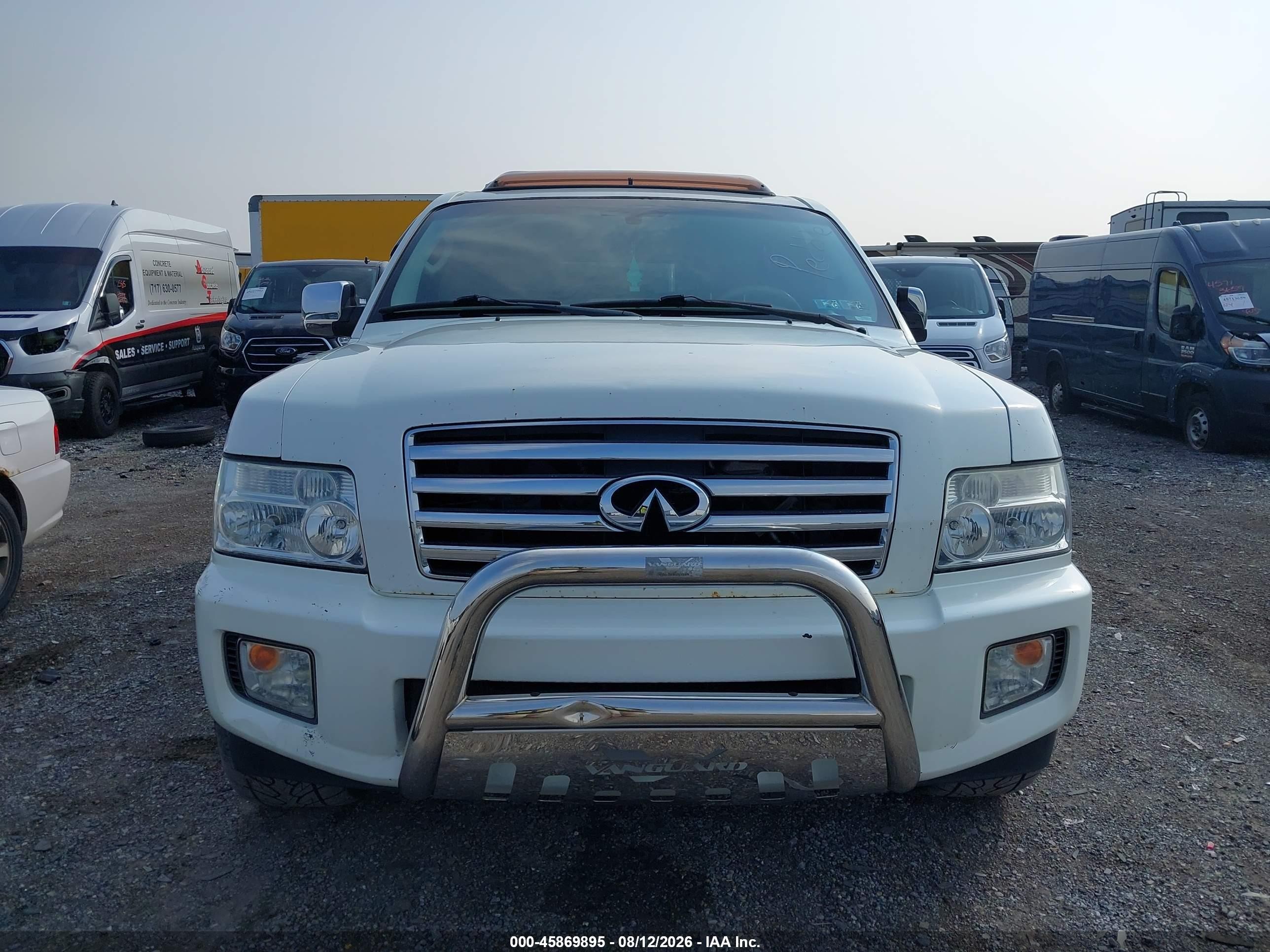 2006 Infiniti Qx56   White vin: 5N3AA08C06N810744
