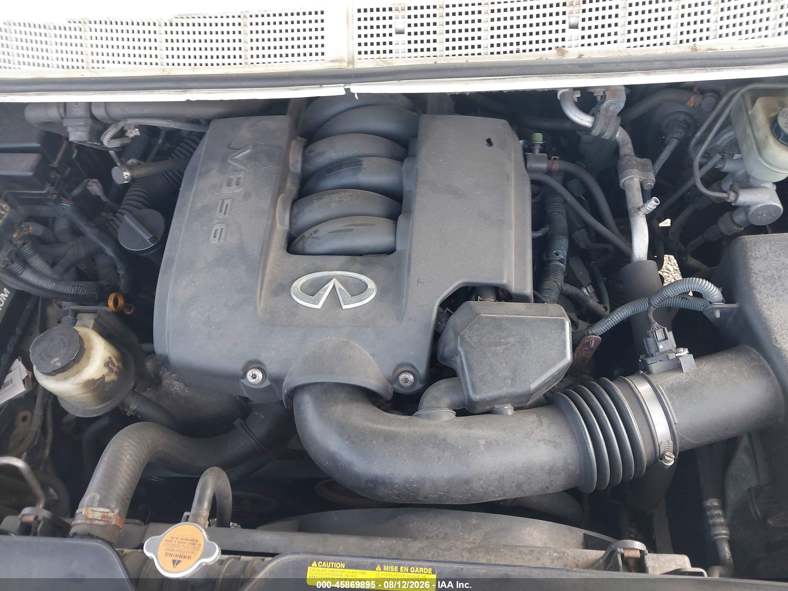 2006 Infiniti Qx56   White vin: 5N3AA08C06N810744