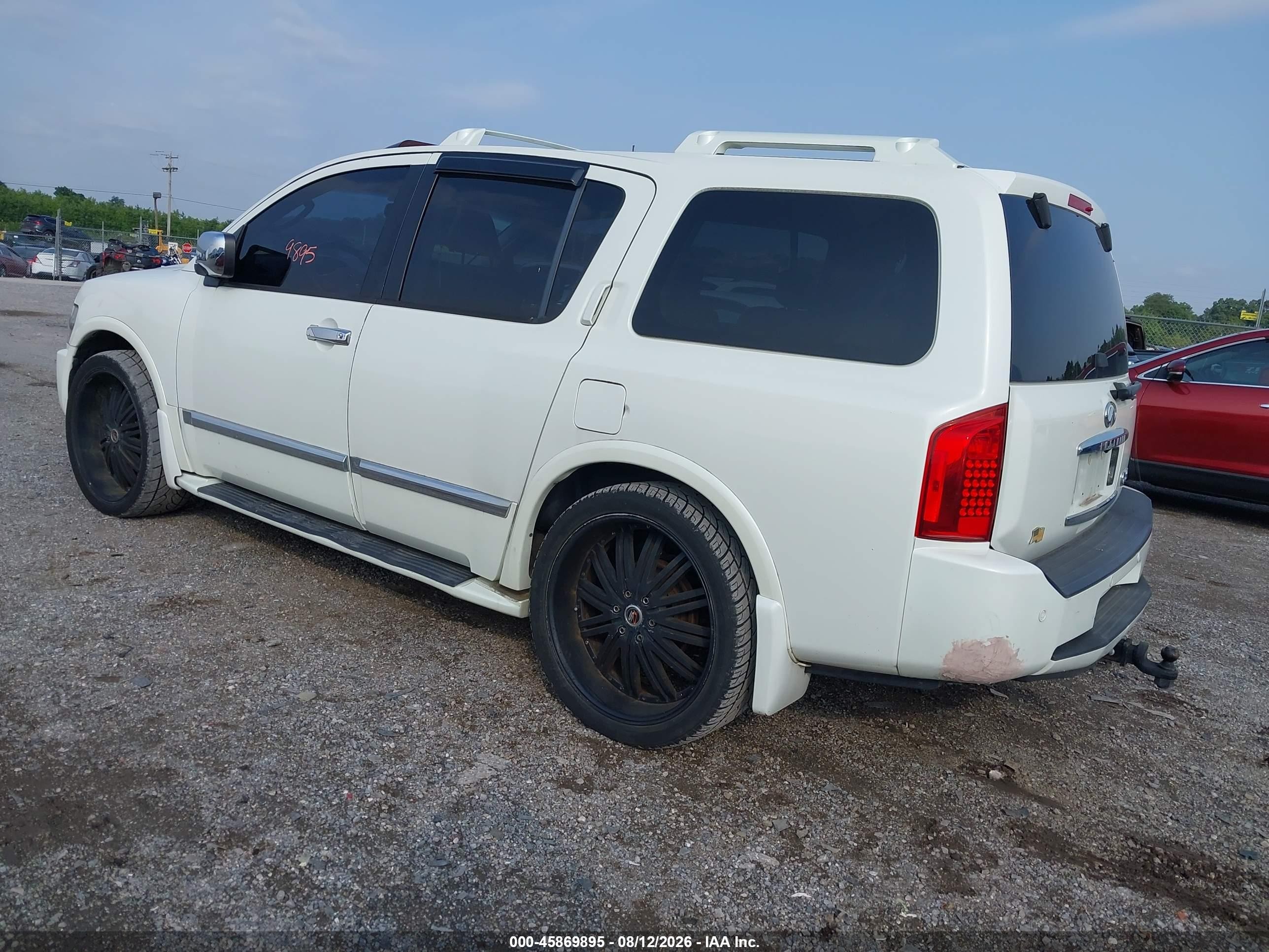 2006 Infiniti Qx56   White vin: 5N3AA08C06N810744