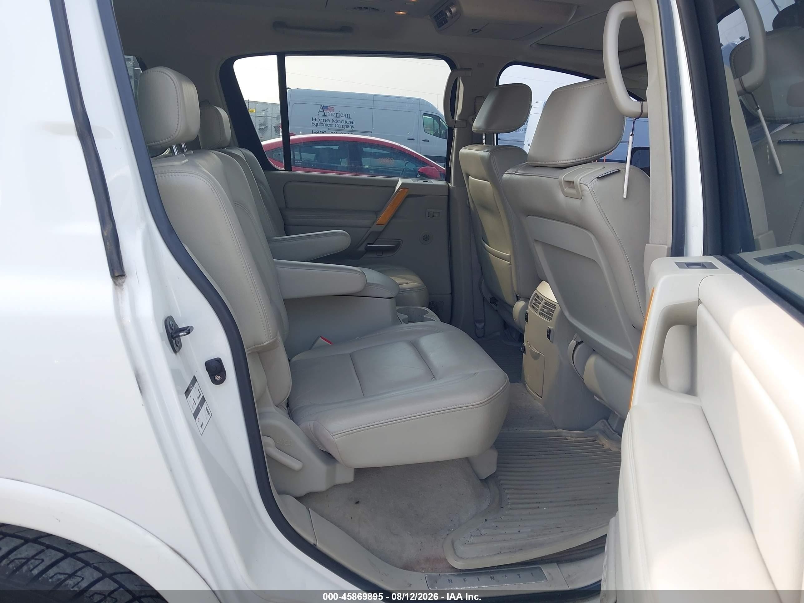 2006 Infiniti Qx56   White vin: 5N3AA08C06N810744