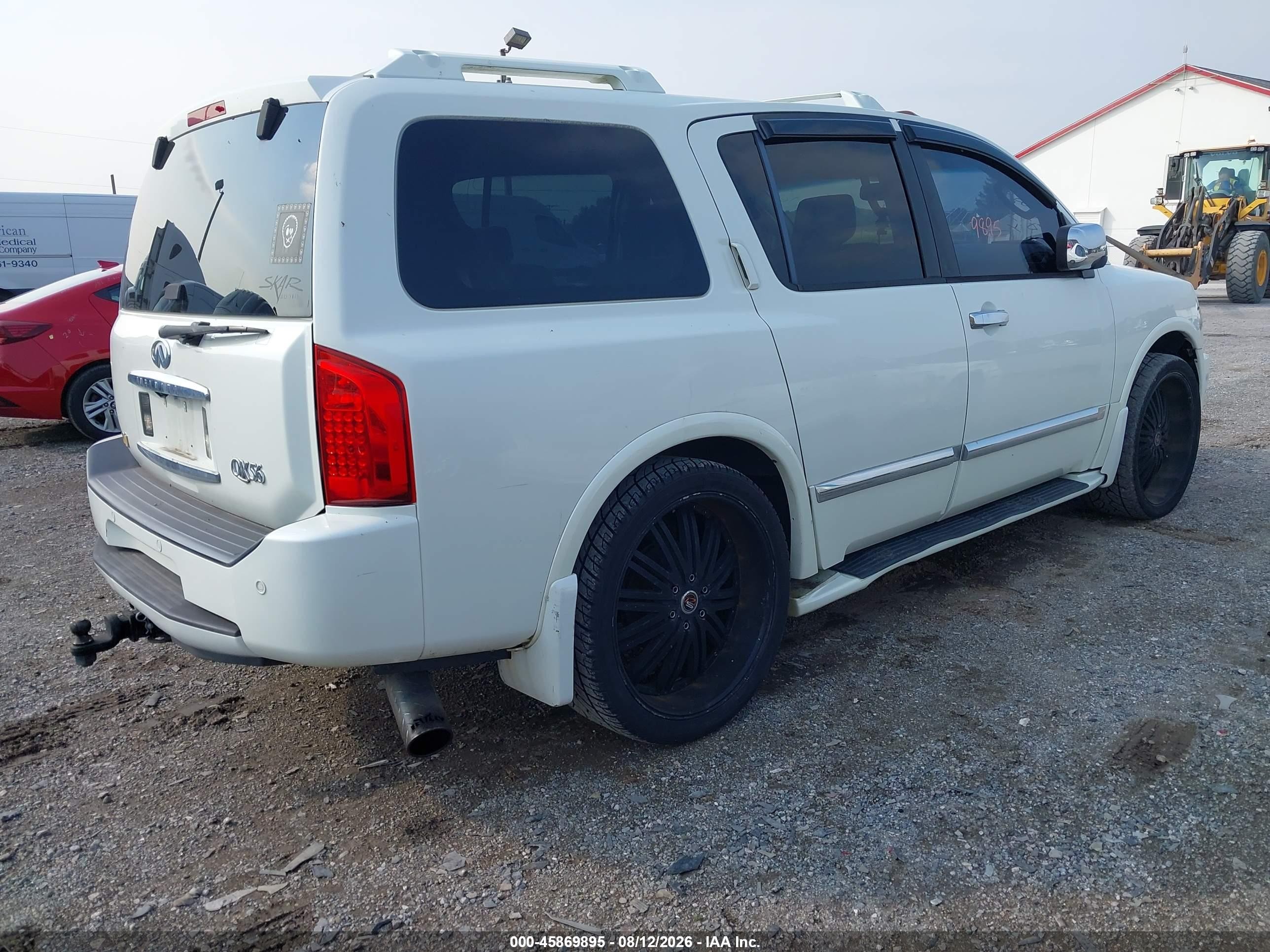 2006 Infiniti Qx56   White vin: 5N3AA08C06N810744